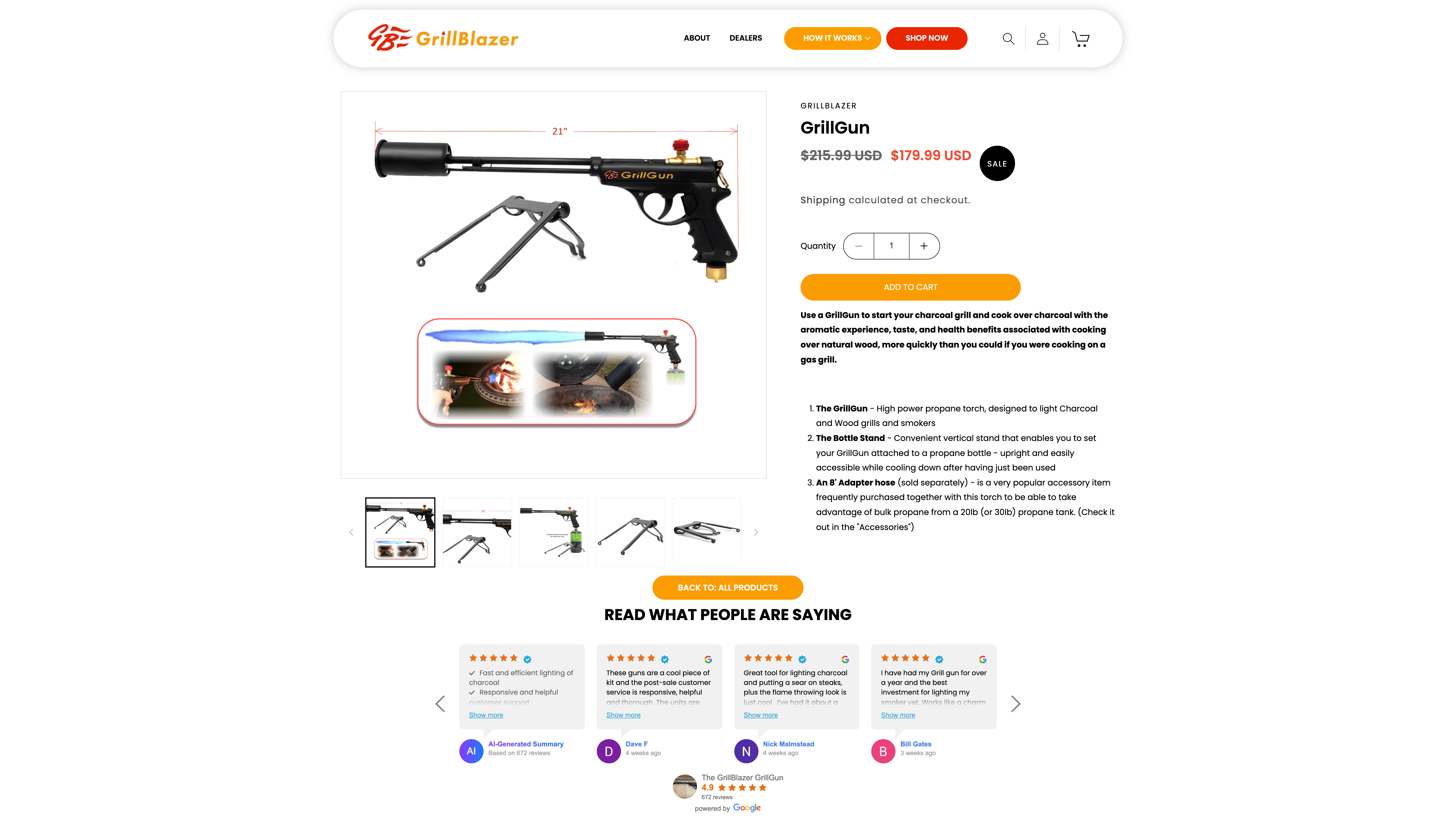 Grillblazer | Shopify 2.0 upgrade screenshot 5