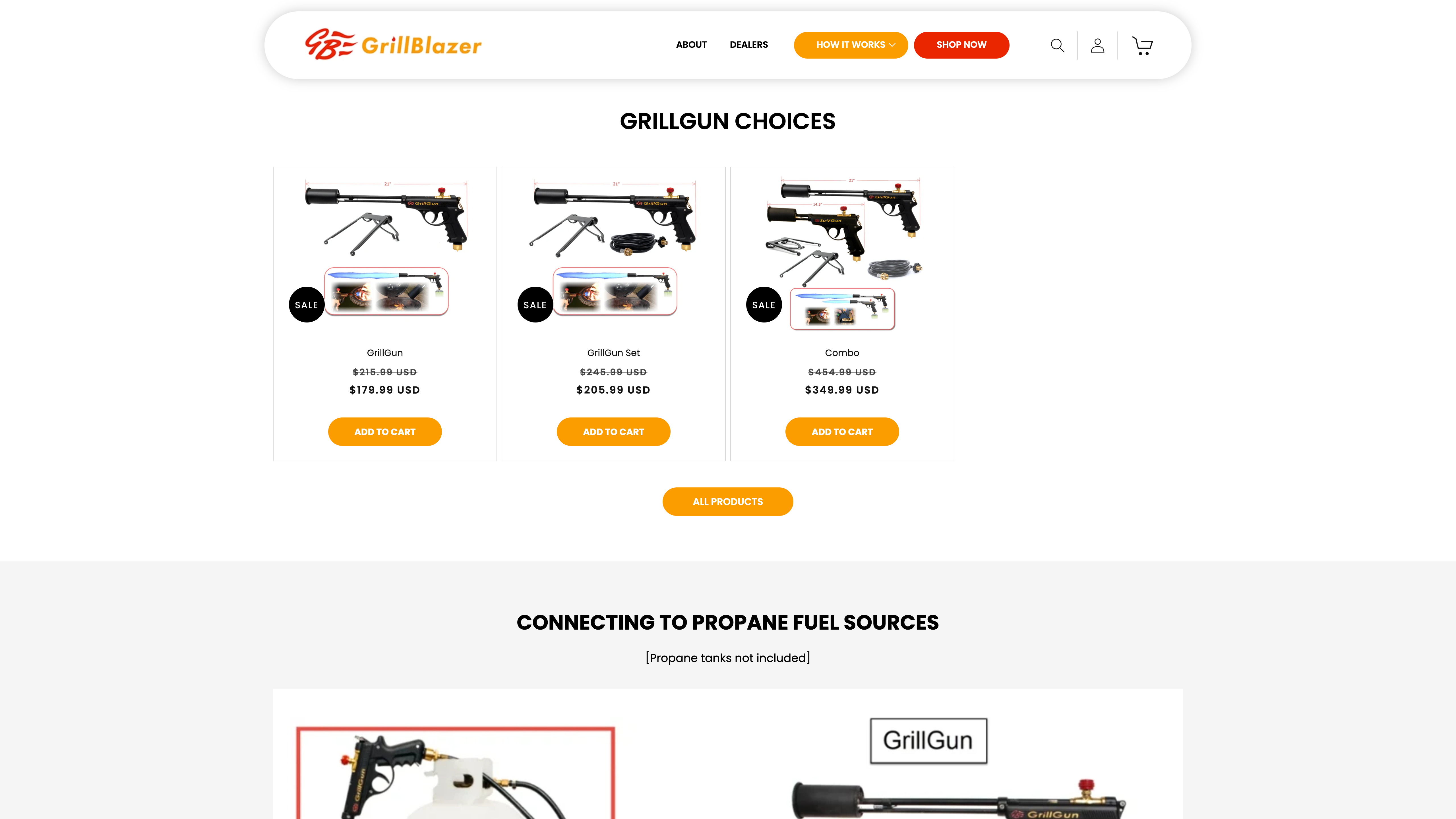 Grillblazer | Shopify 2.0 upgrade screenshot 2