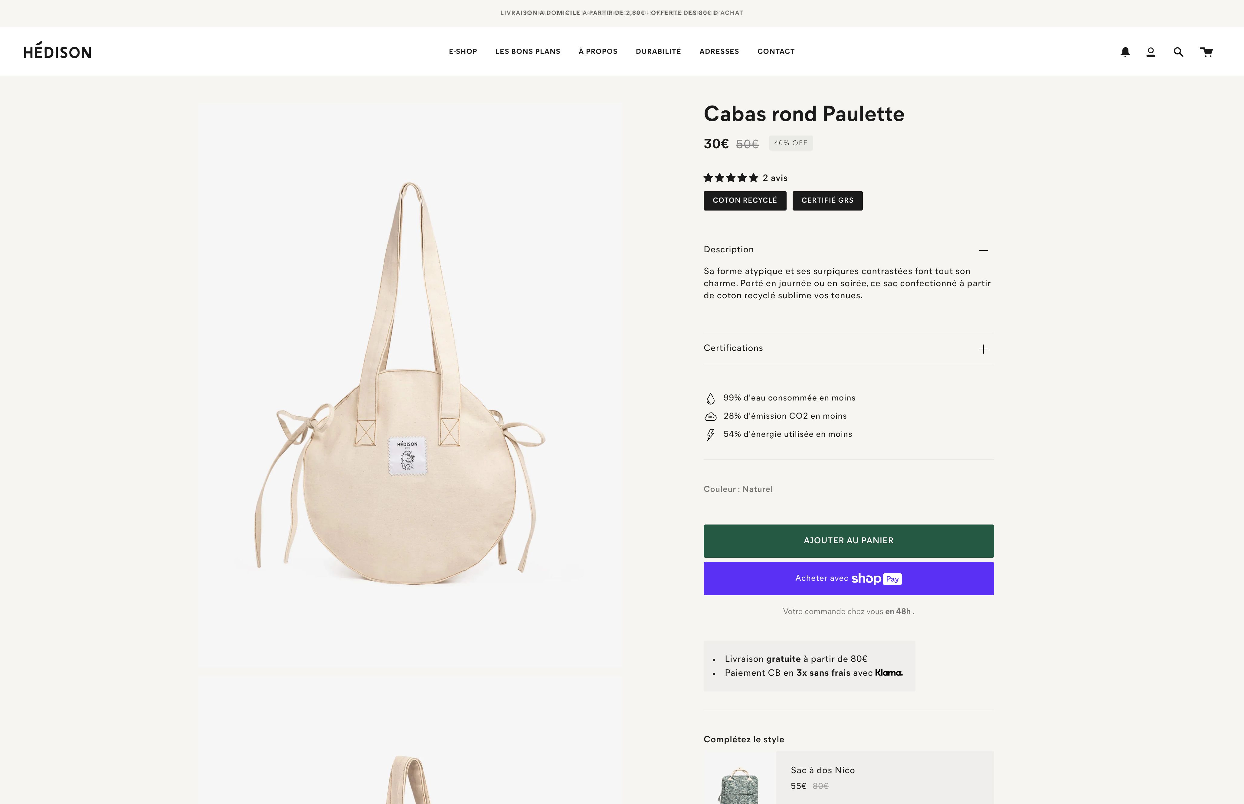 Hédison - Migration et refonte screenshot 3