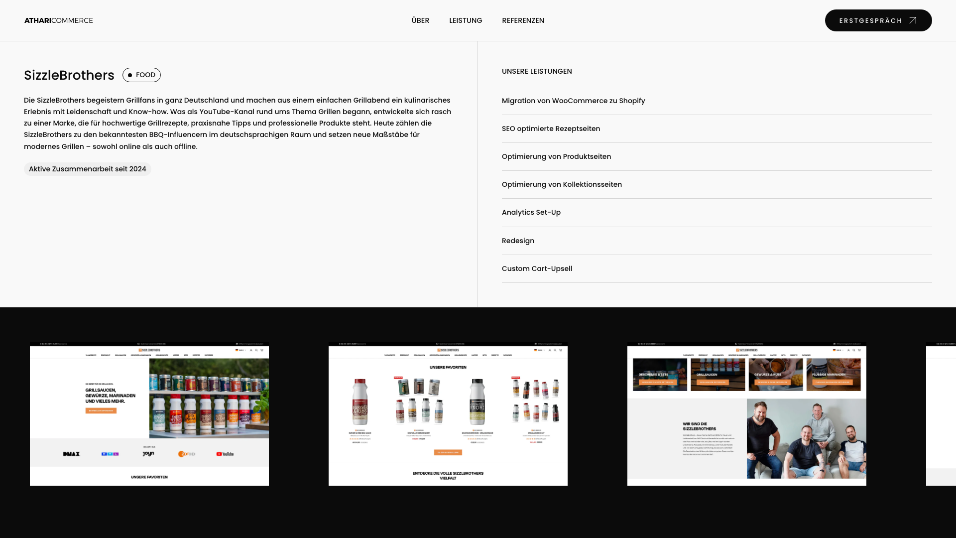 SizzleBrothers: Migration, Redesign & schnelle KPI-Skalierung