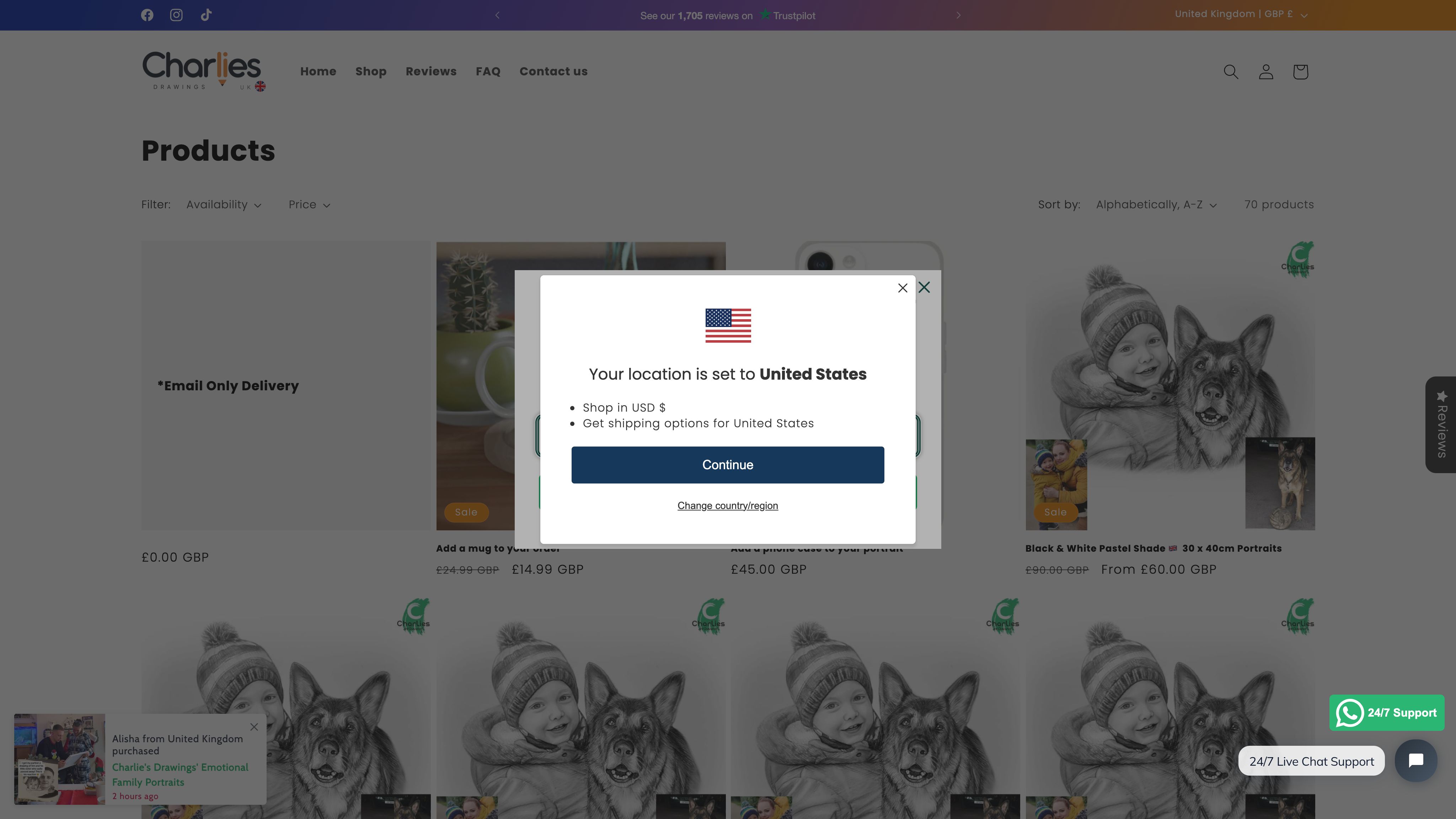 Charlie's Drawings screenshot