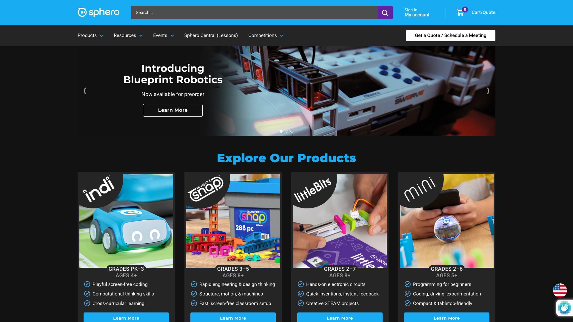 Sphero: Migration to Shopify 2.0 with Custom Modules & Tracking