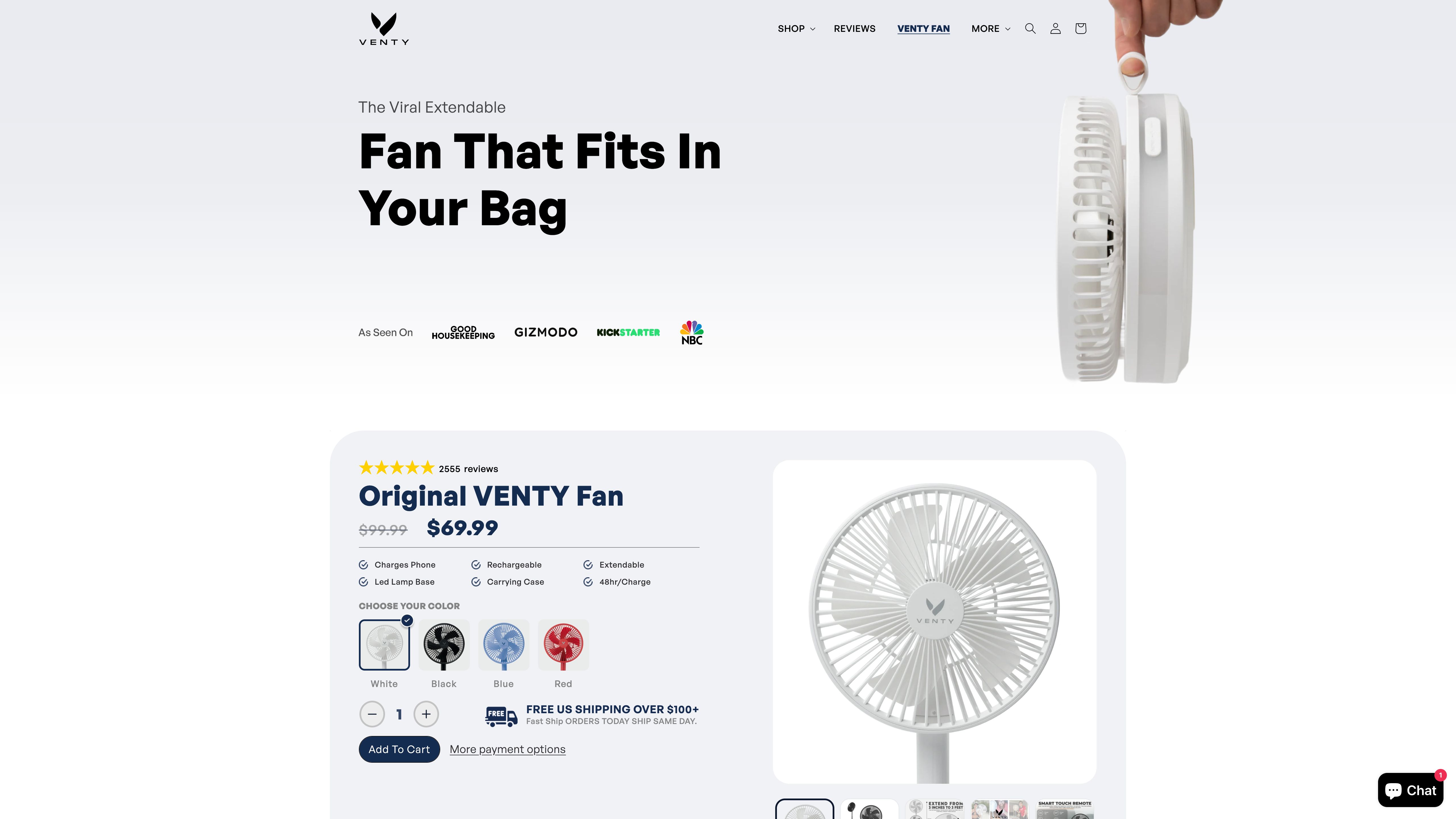 Venty Fan screenshot 2