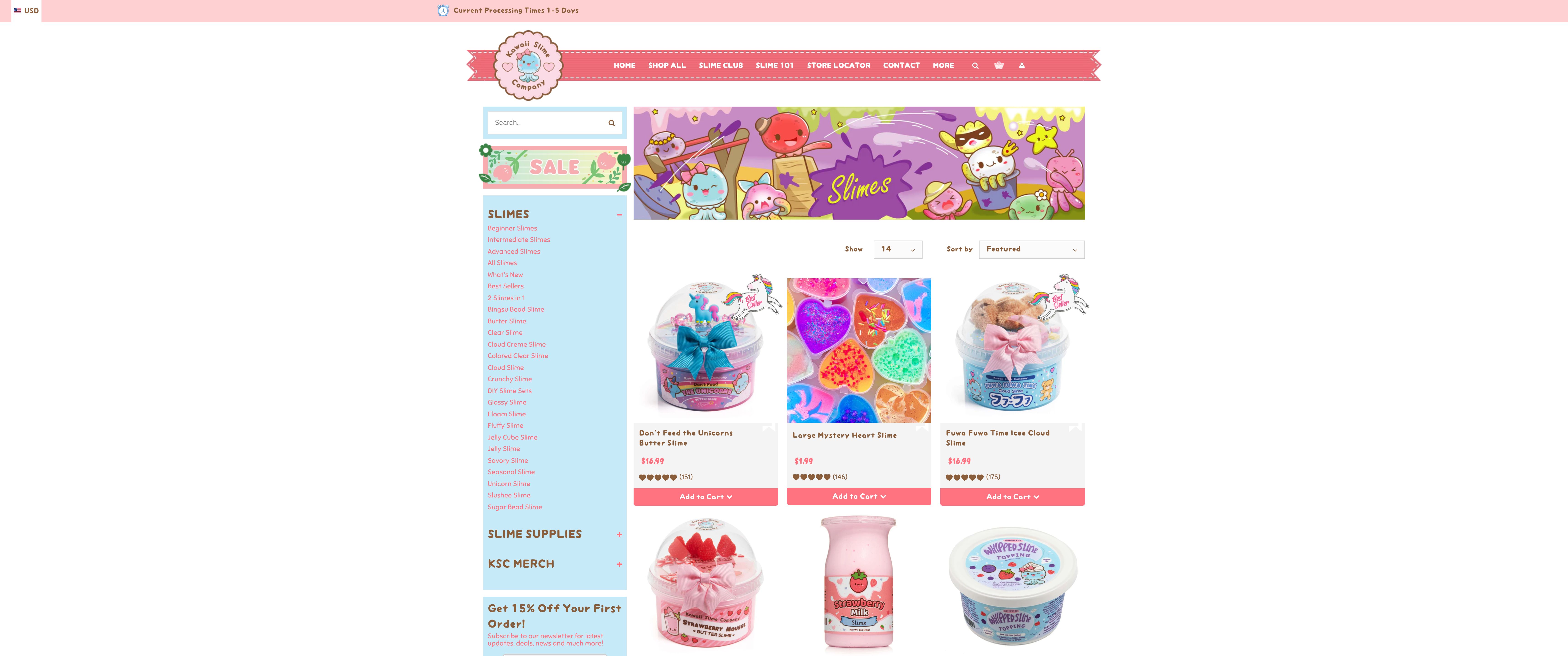 KawaiiSlimeCompany - A uniquely designed Shopify Plus Store Theme screenshot 2