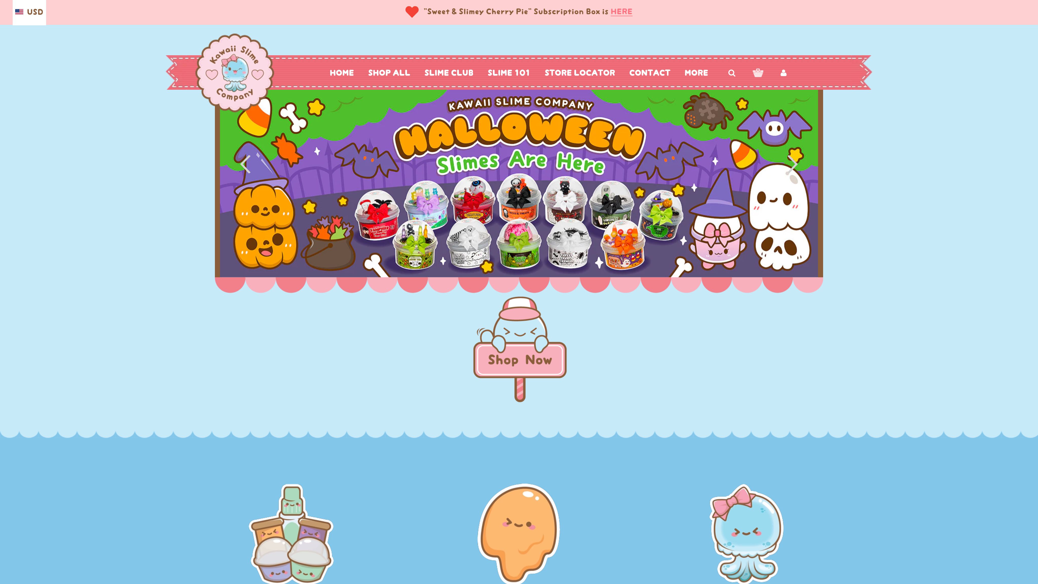 KawaiiSlimeCompany - A uniquely designed Shopify Plus Store Theme screenshot 4