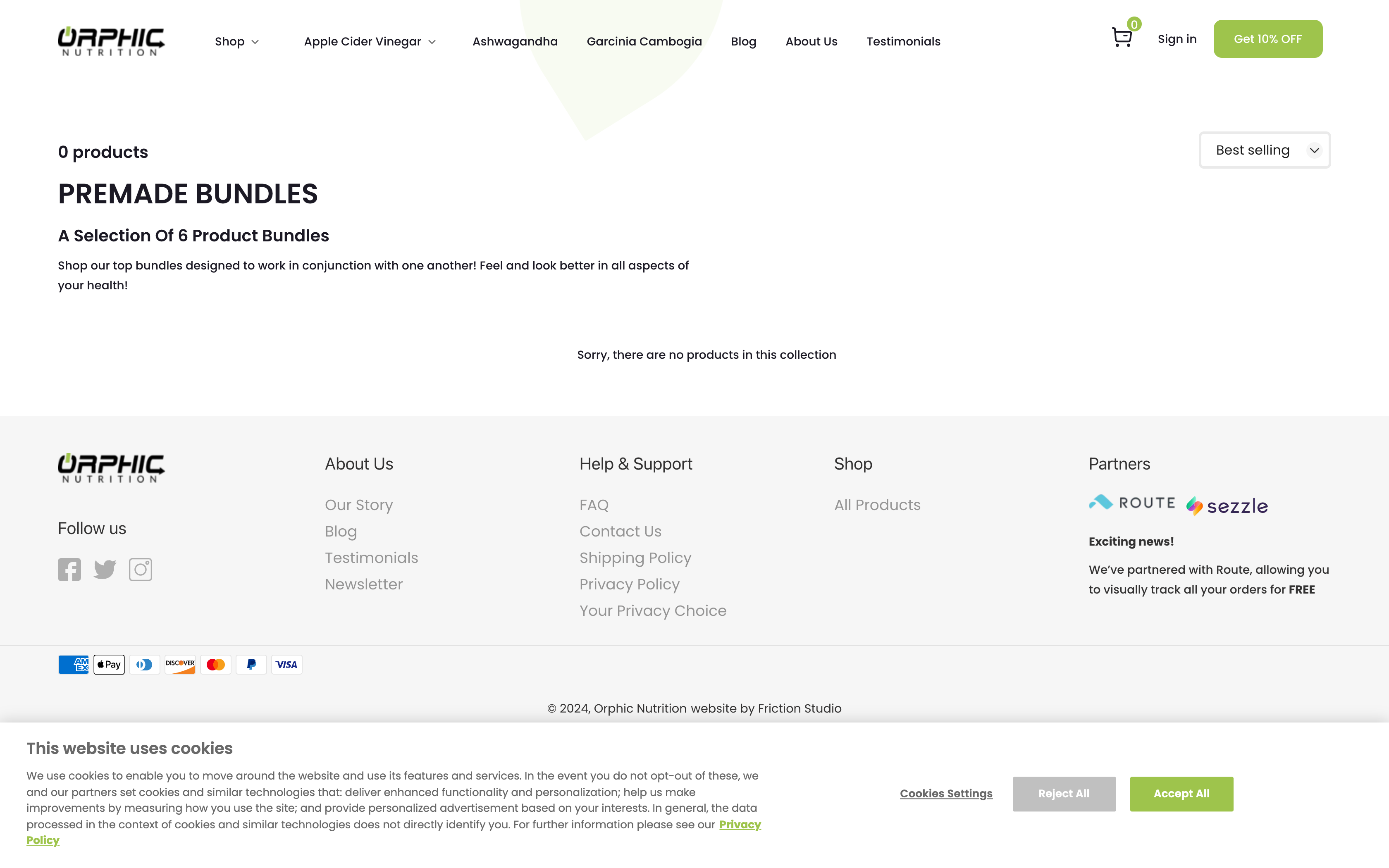 Transforming Orphic Nutrition: A Successful Shopify Store Overhaul
