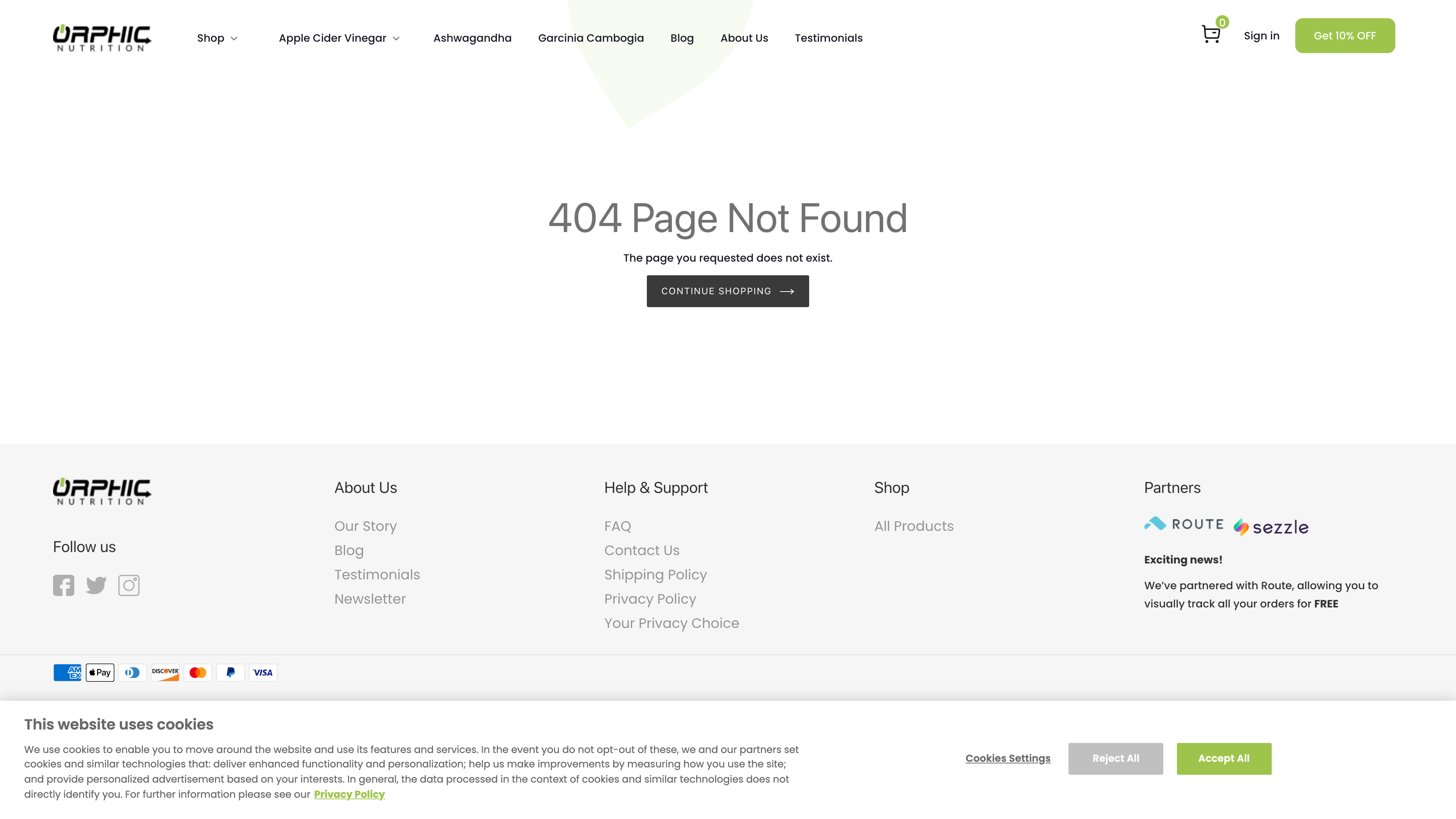 Orphic Nutrtion - A supplement brand  screenshot 4