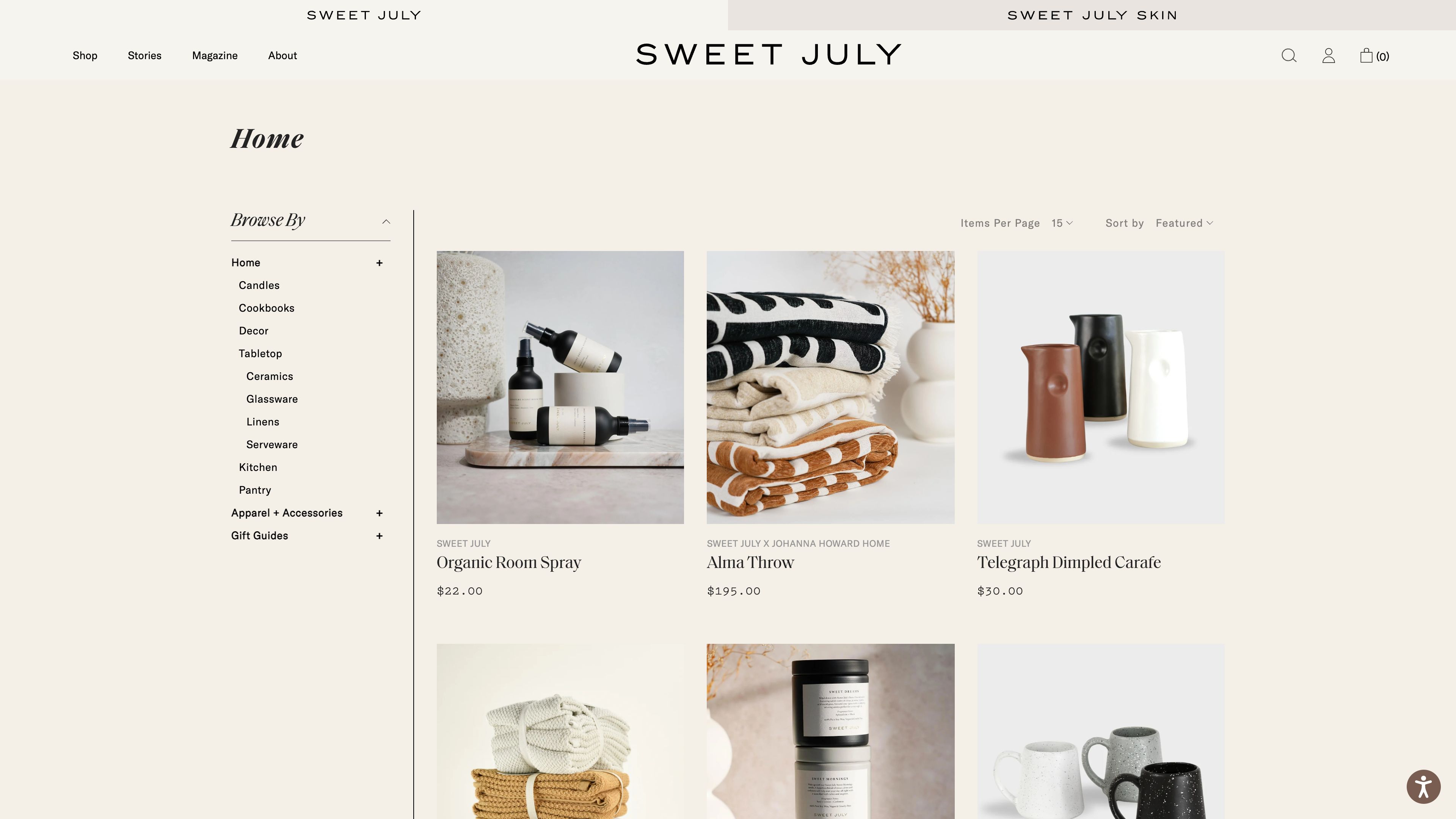 SweetJuly Skincare screenshot