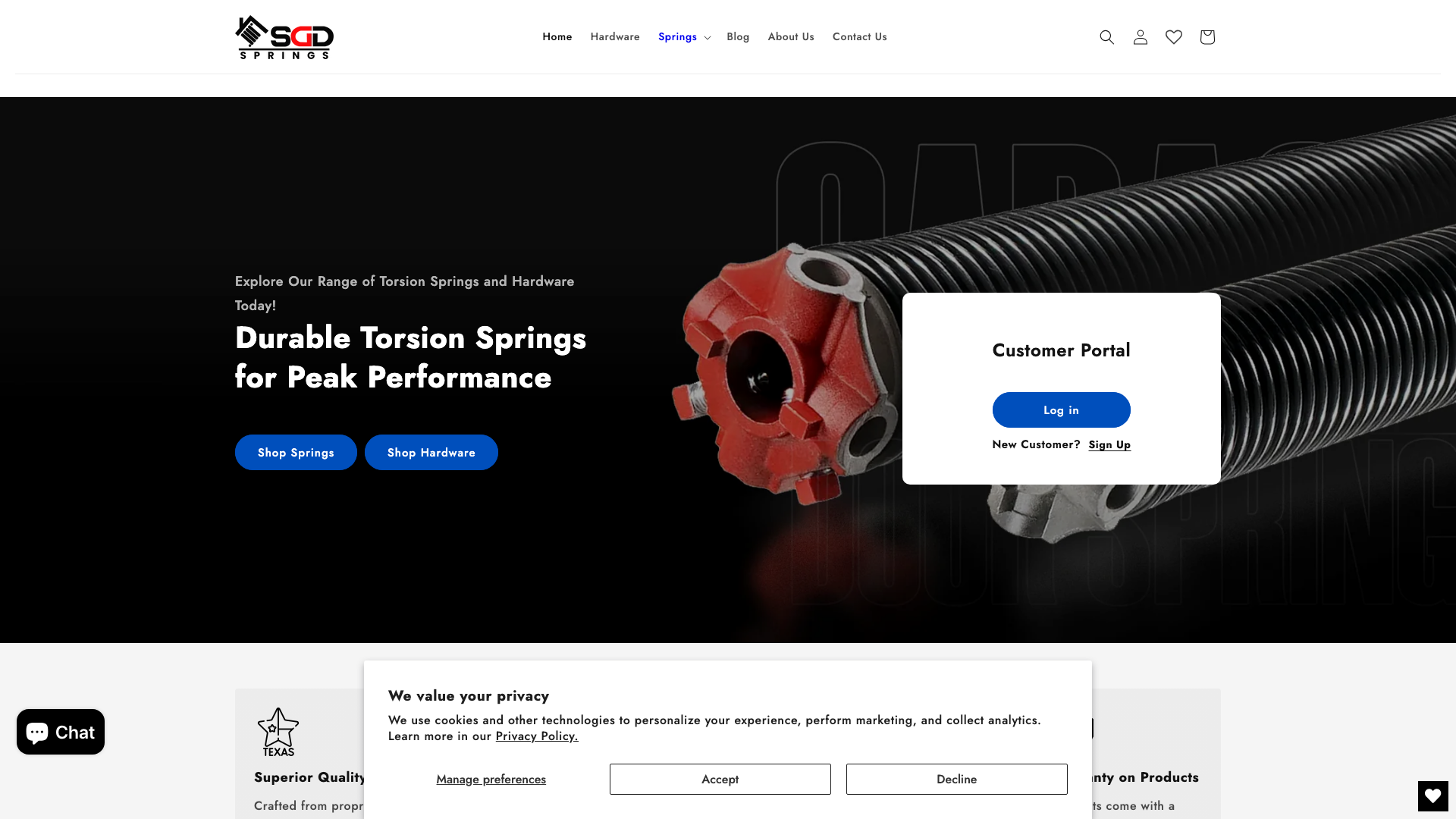 SGD Springs | Shopify Plus Marketing 150x ROAS in 1 Month, 294x Peak