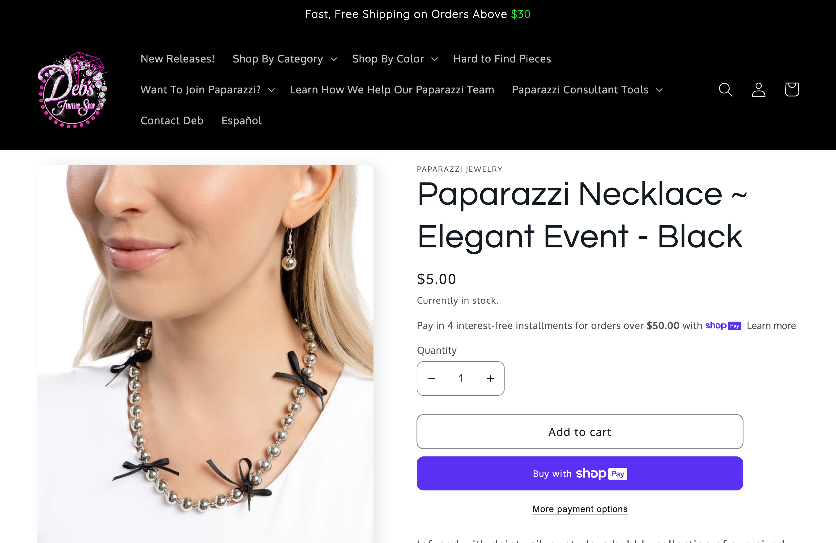 ORGANIC SEO:  Deb's Jewelry Shop screenshot 2