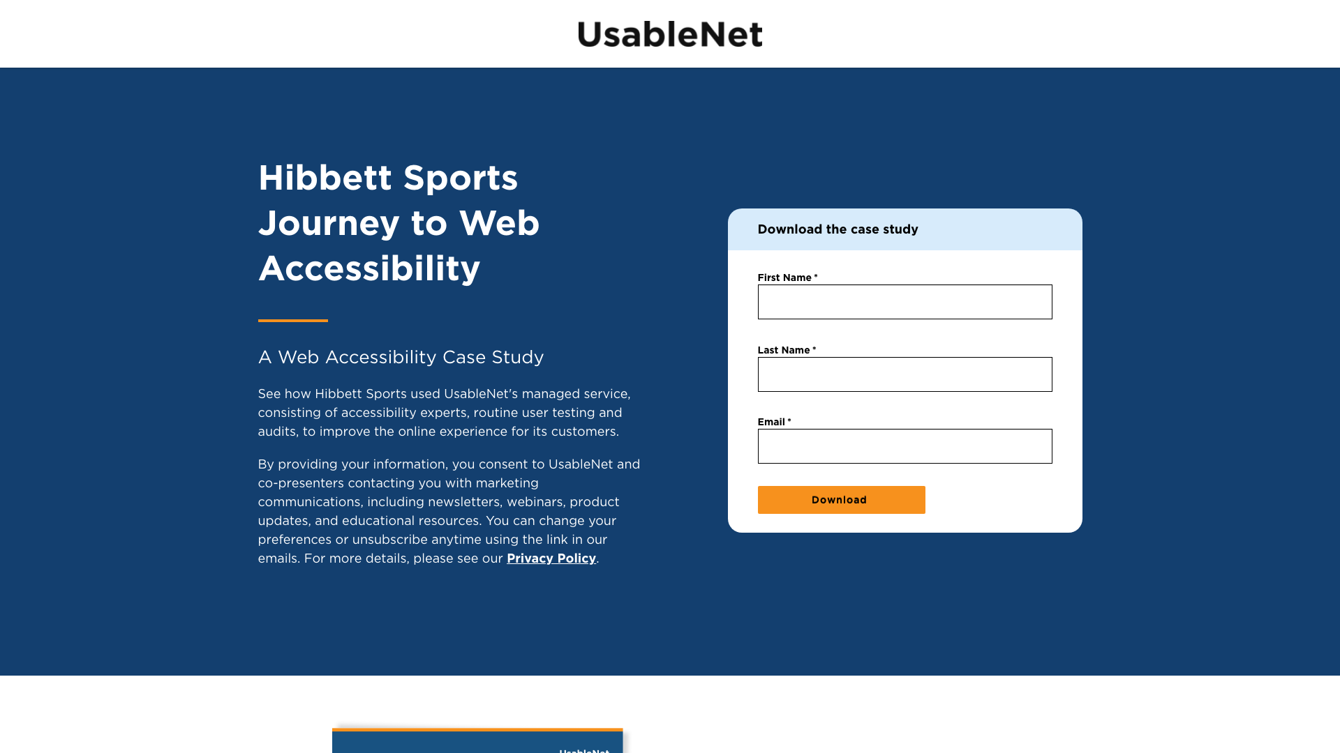 Download the Case Study: Hibbett Sports Journey to Web Accessibility