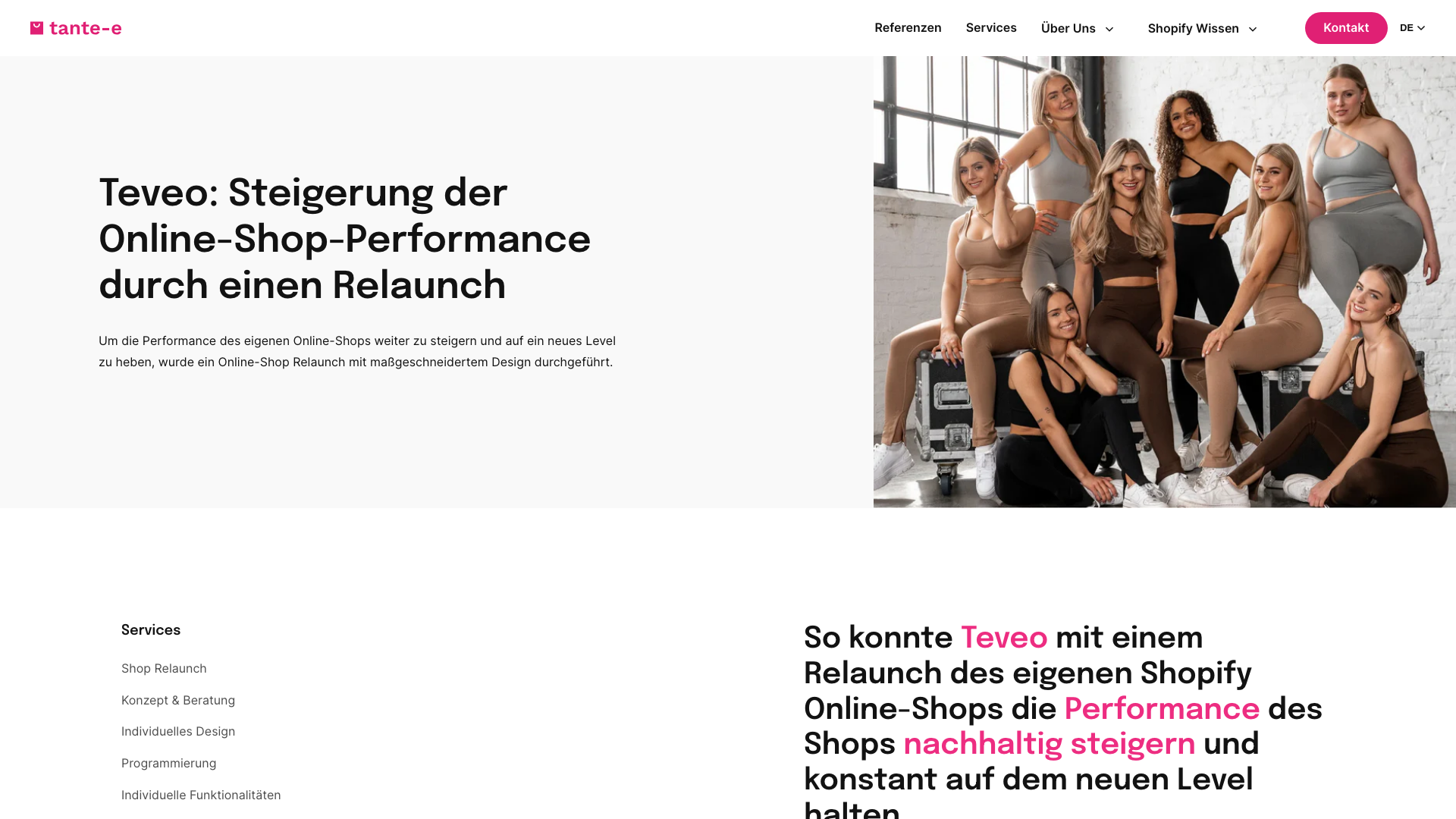 TEVEO: Performance-Steigerung durch Shop-Relaunch
