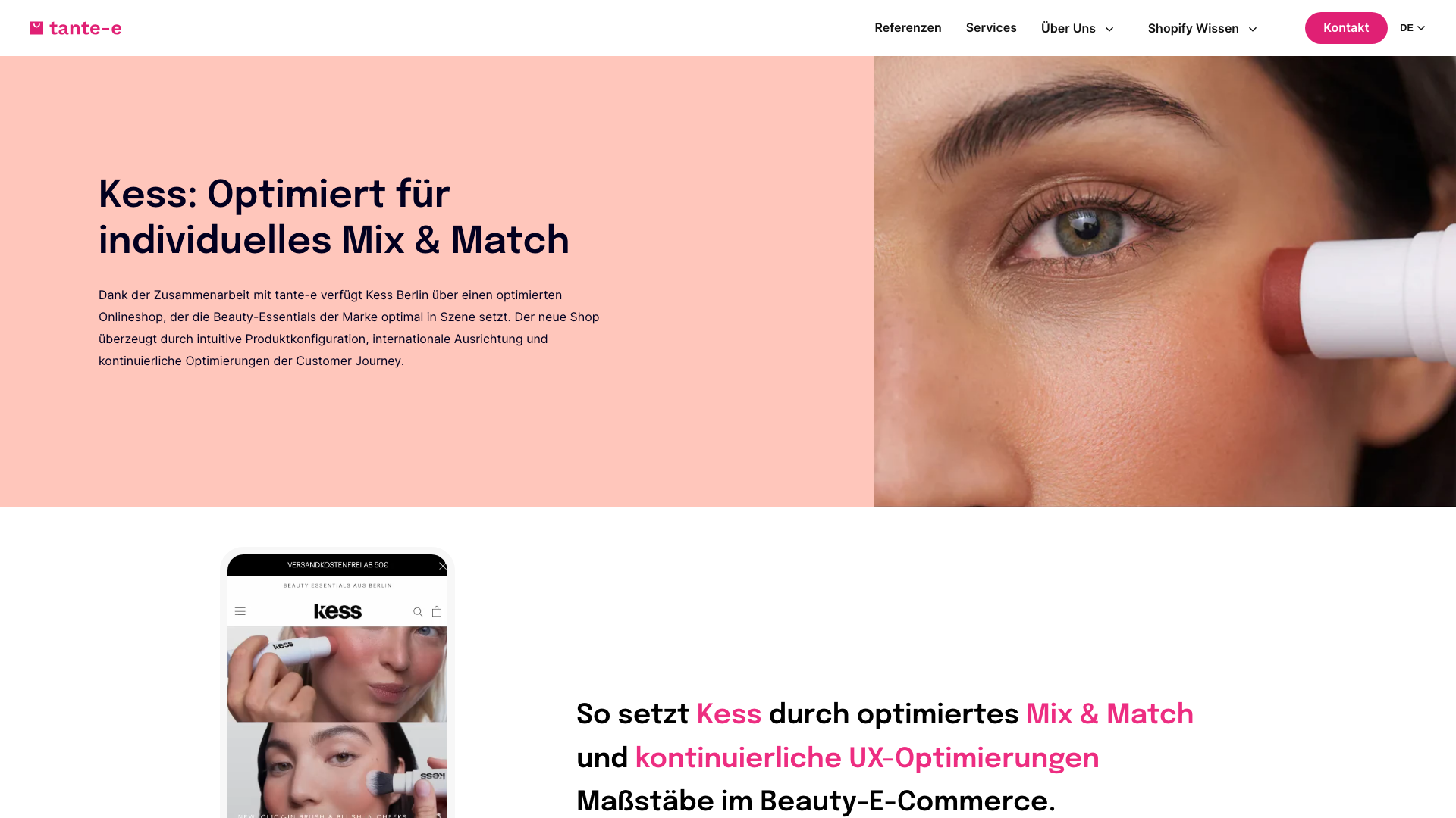 KESS Berlin: Erfolgreiche Skalierung mit Shopify Plus screenshot