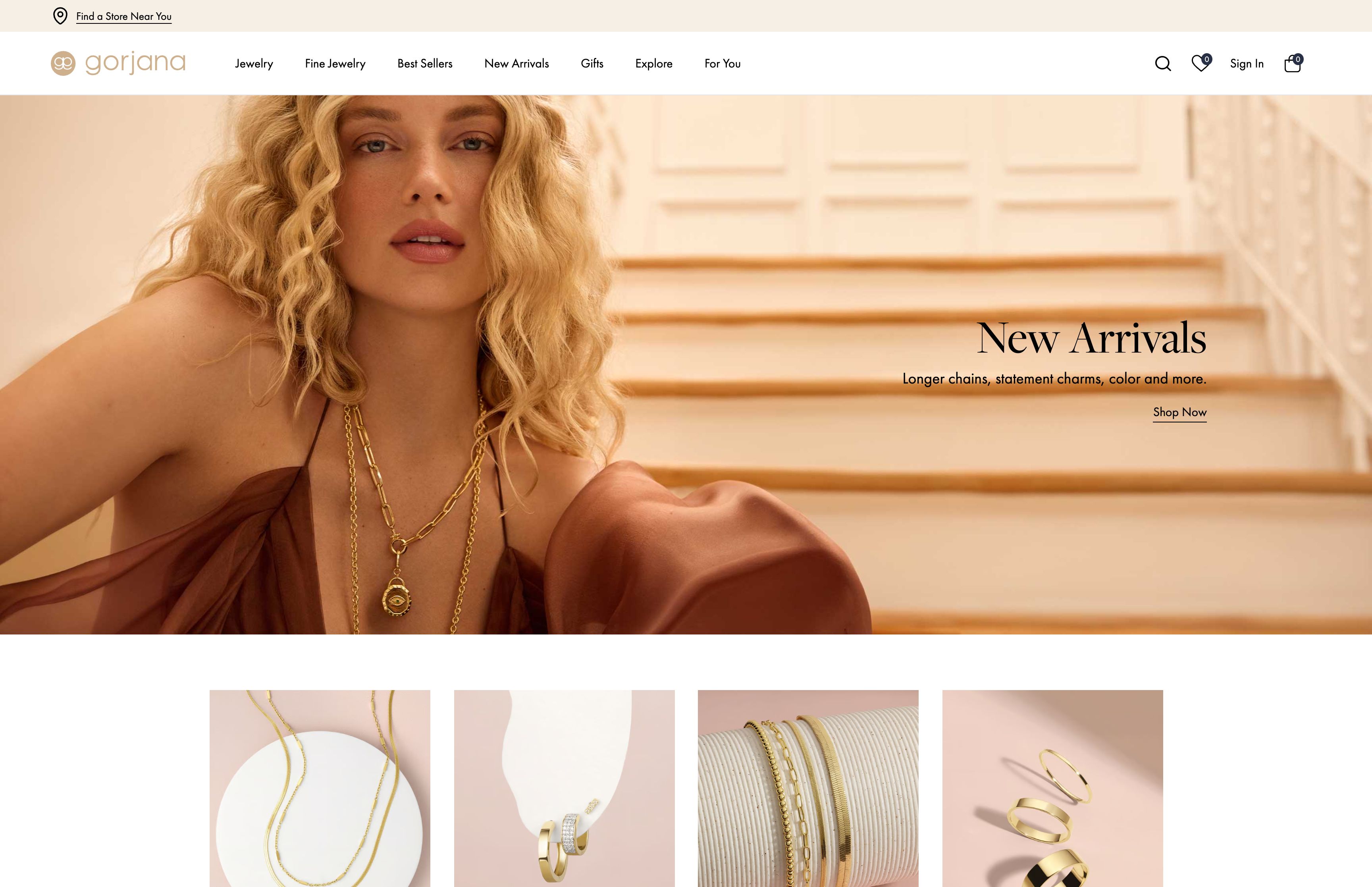 Gorjana | Redesign screenshot 7