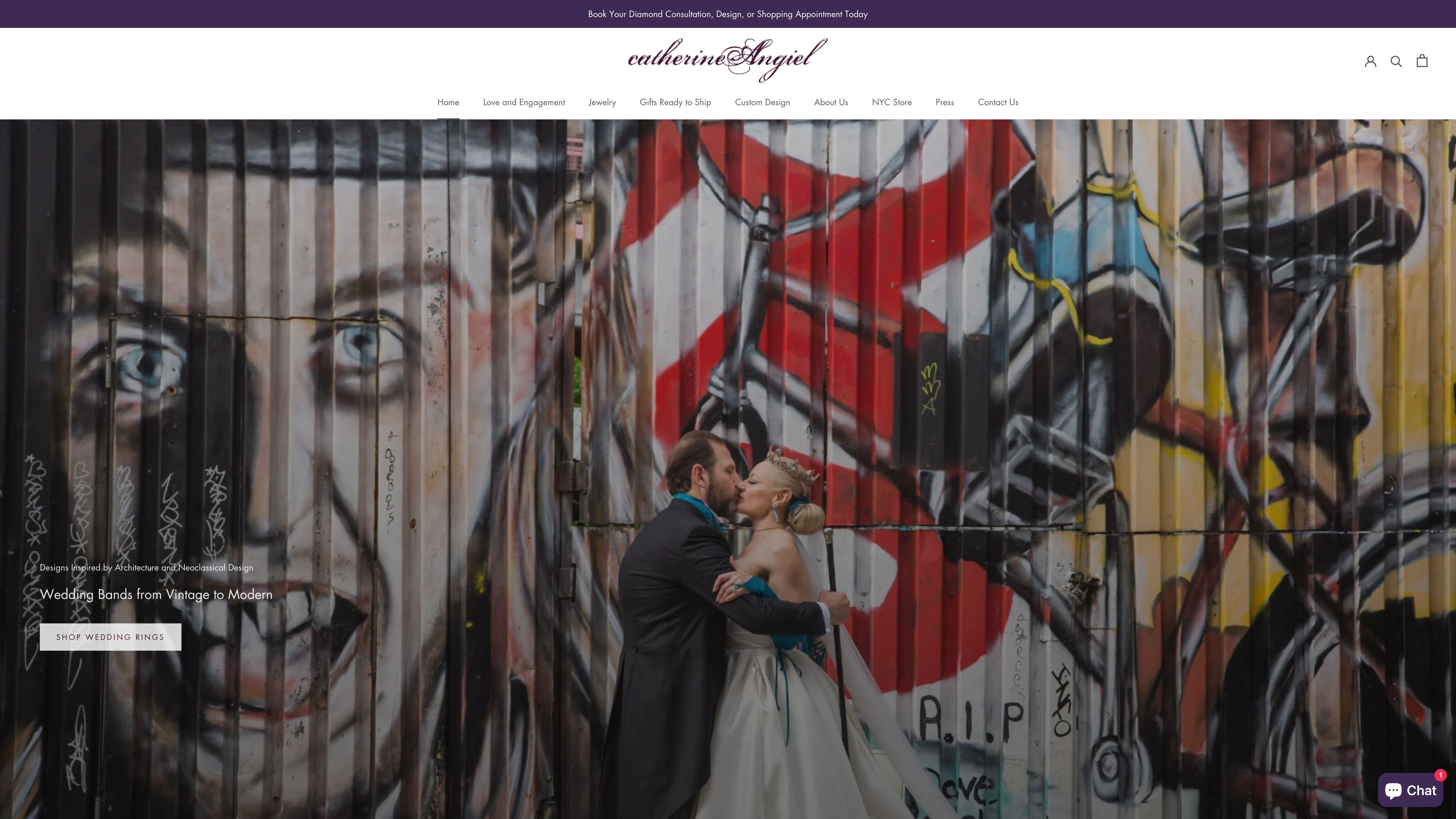 Catherine Angiel Shopify Store Design and Development screenshot 5