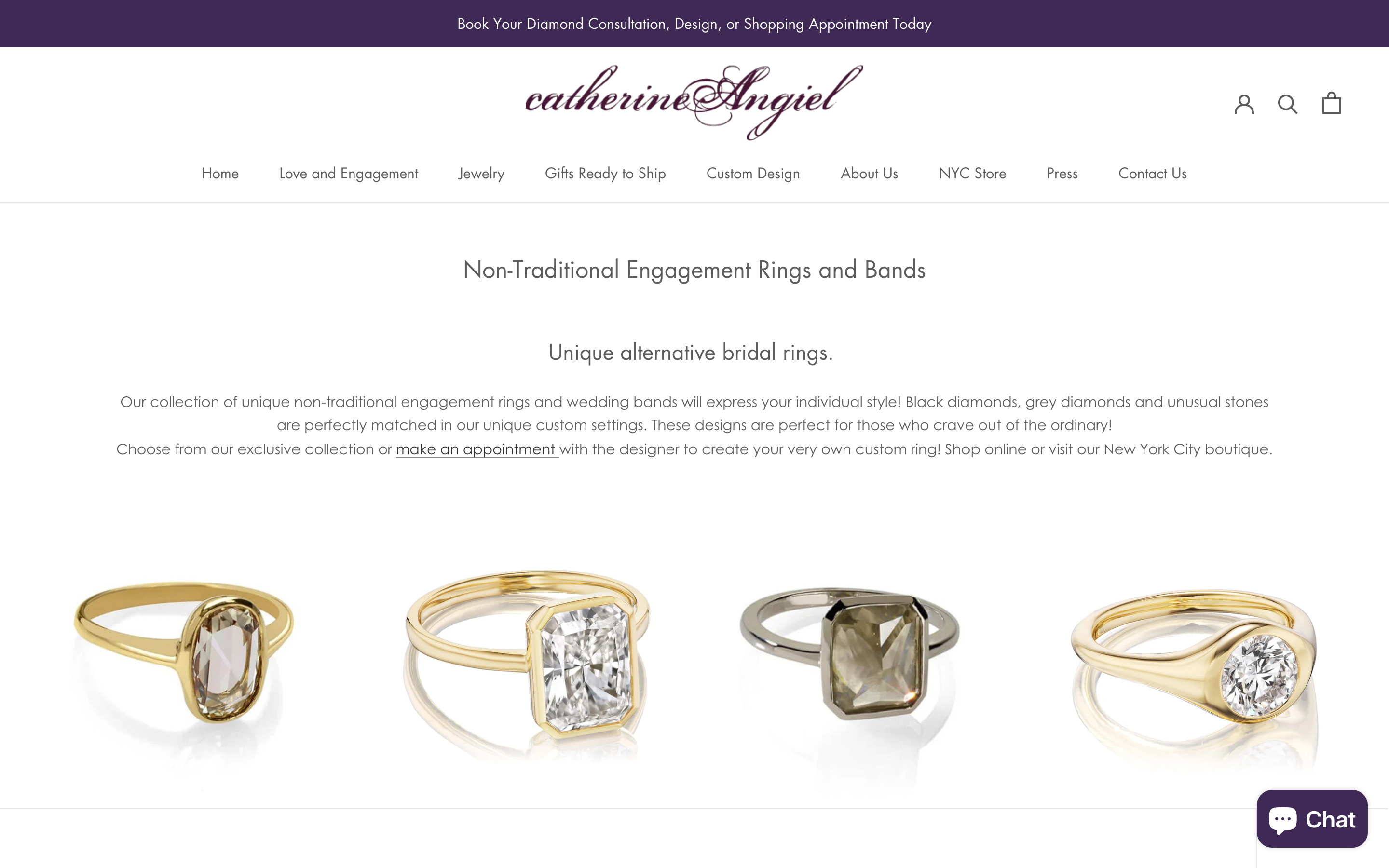 Catherine Angiel Shopify Store Design and Development screenshot 3