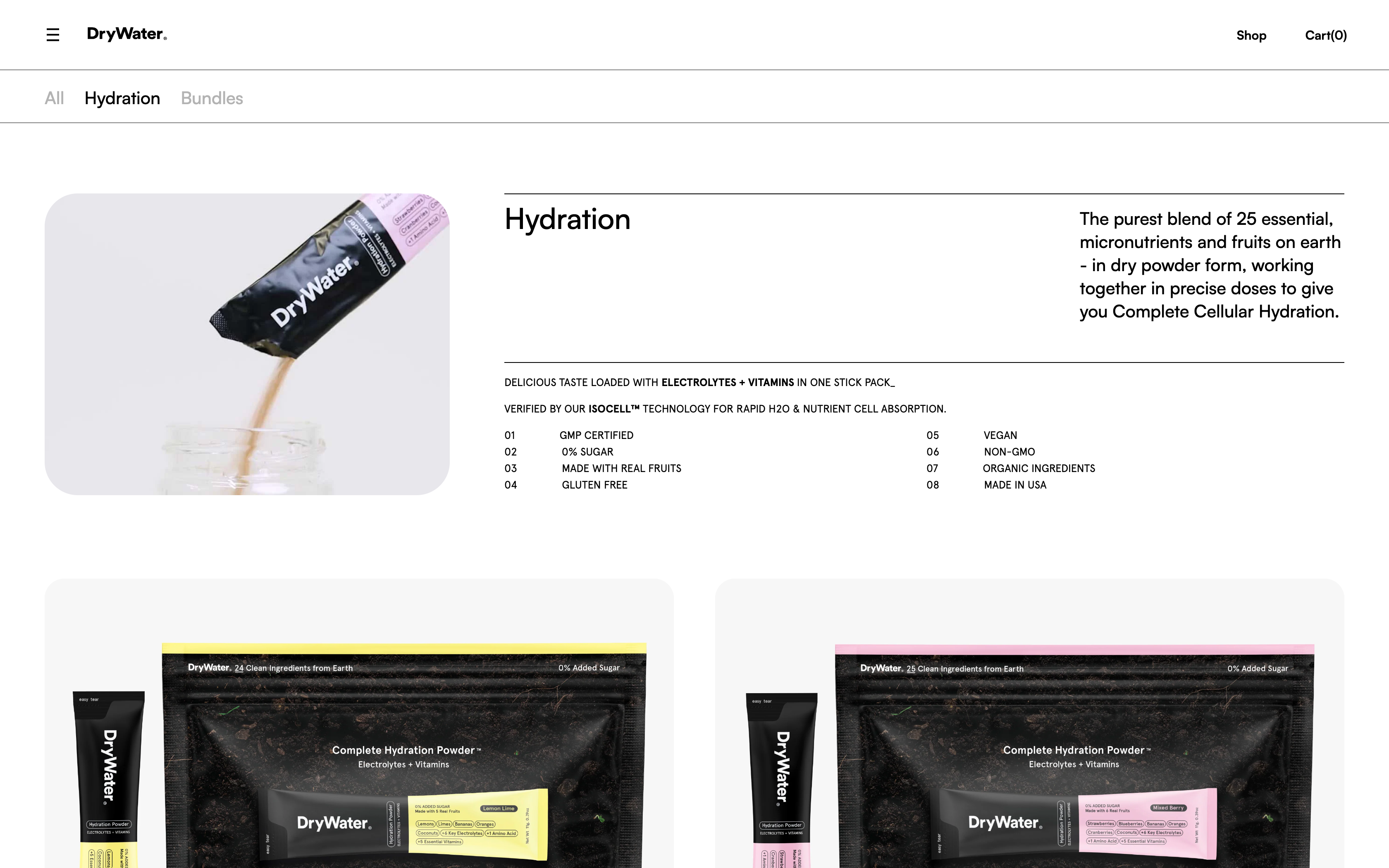 Comprehensive Website Build for Drywater: Custom Development and Integration
