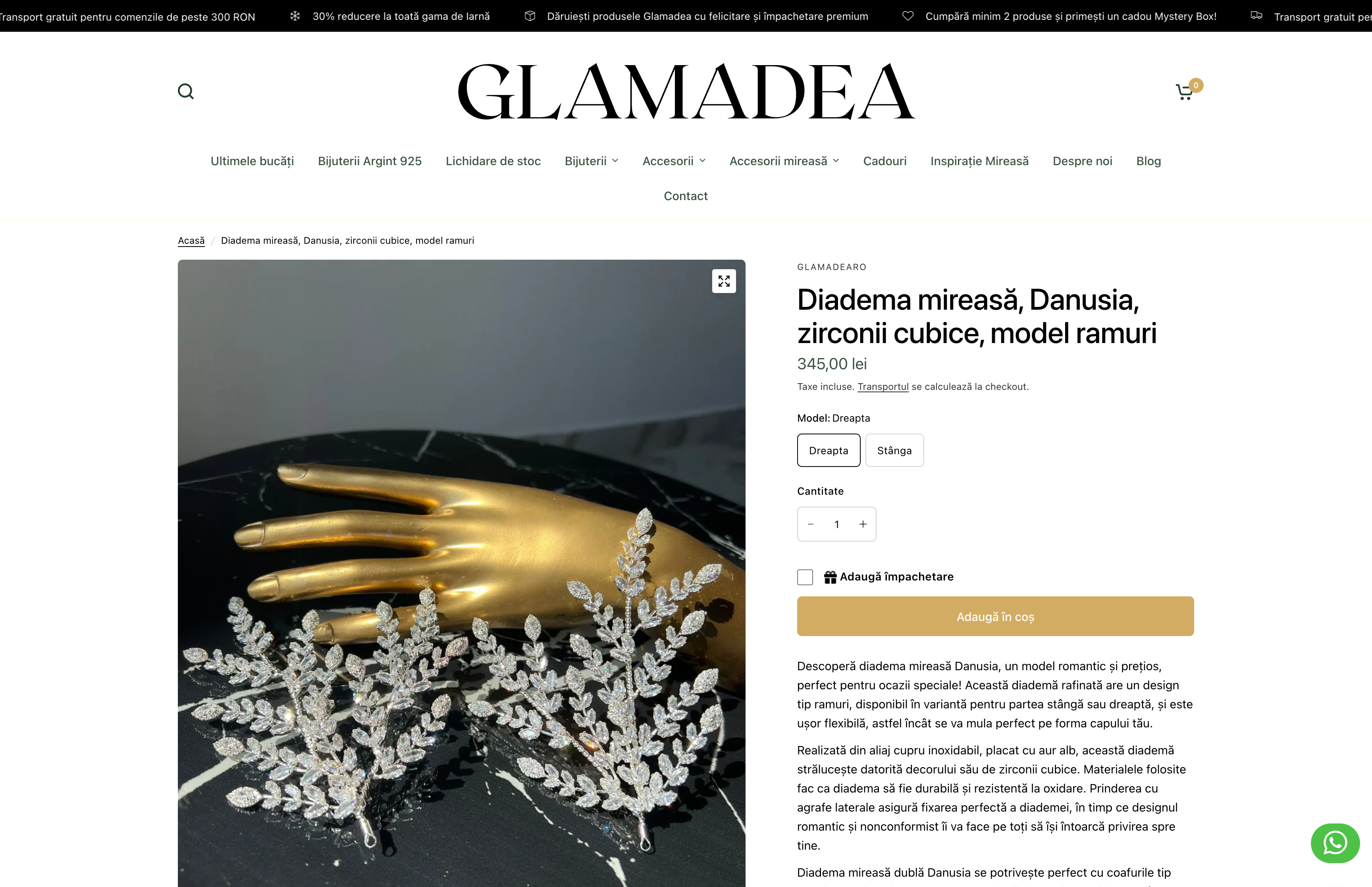 Elevating Glamadea: A Shopify Success Story by Cultivam Afaceri screenshot 5