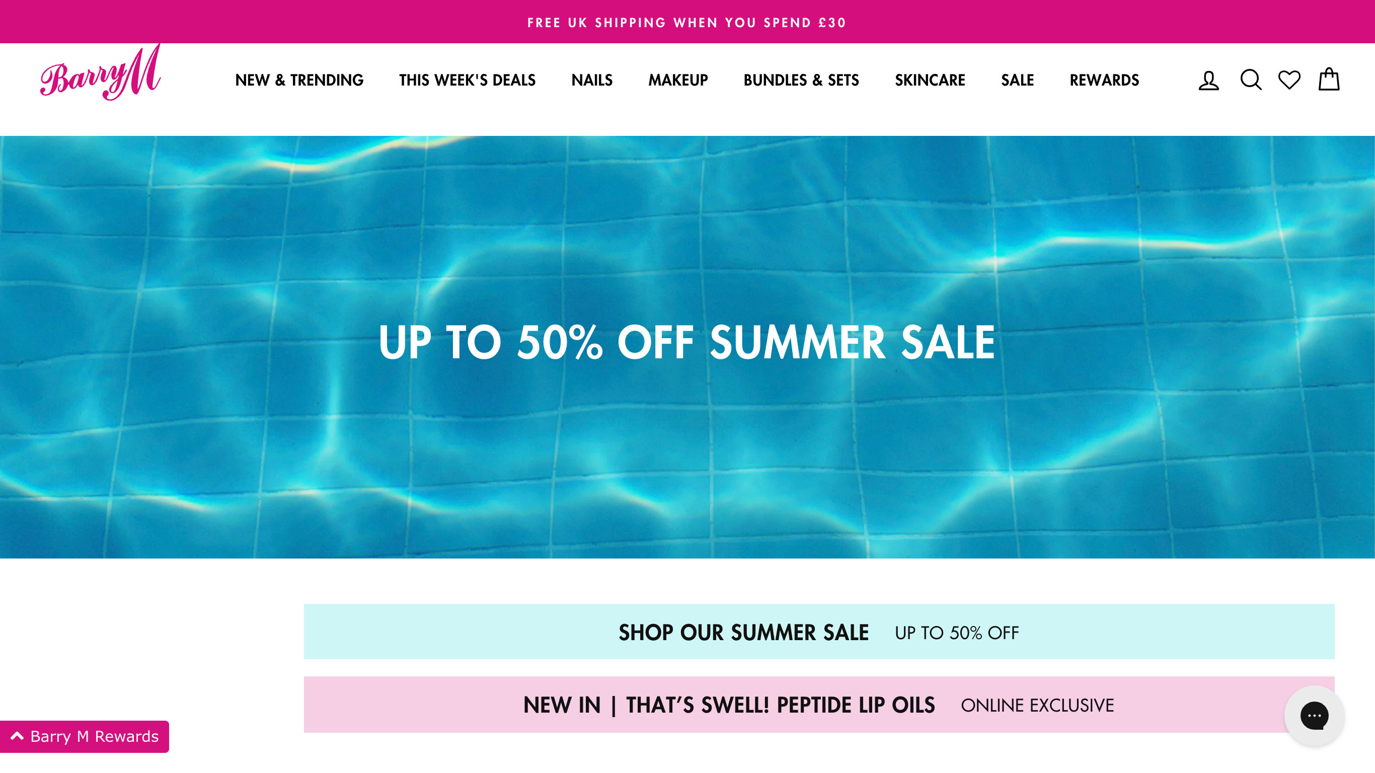 Enhancements to Barry M's Online Store: Side Cart and Promotion Systems