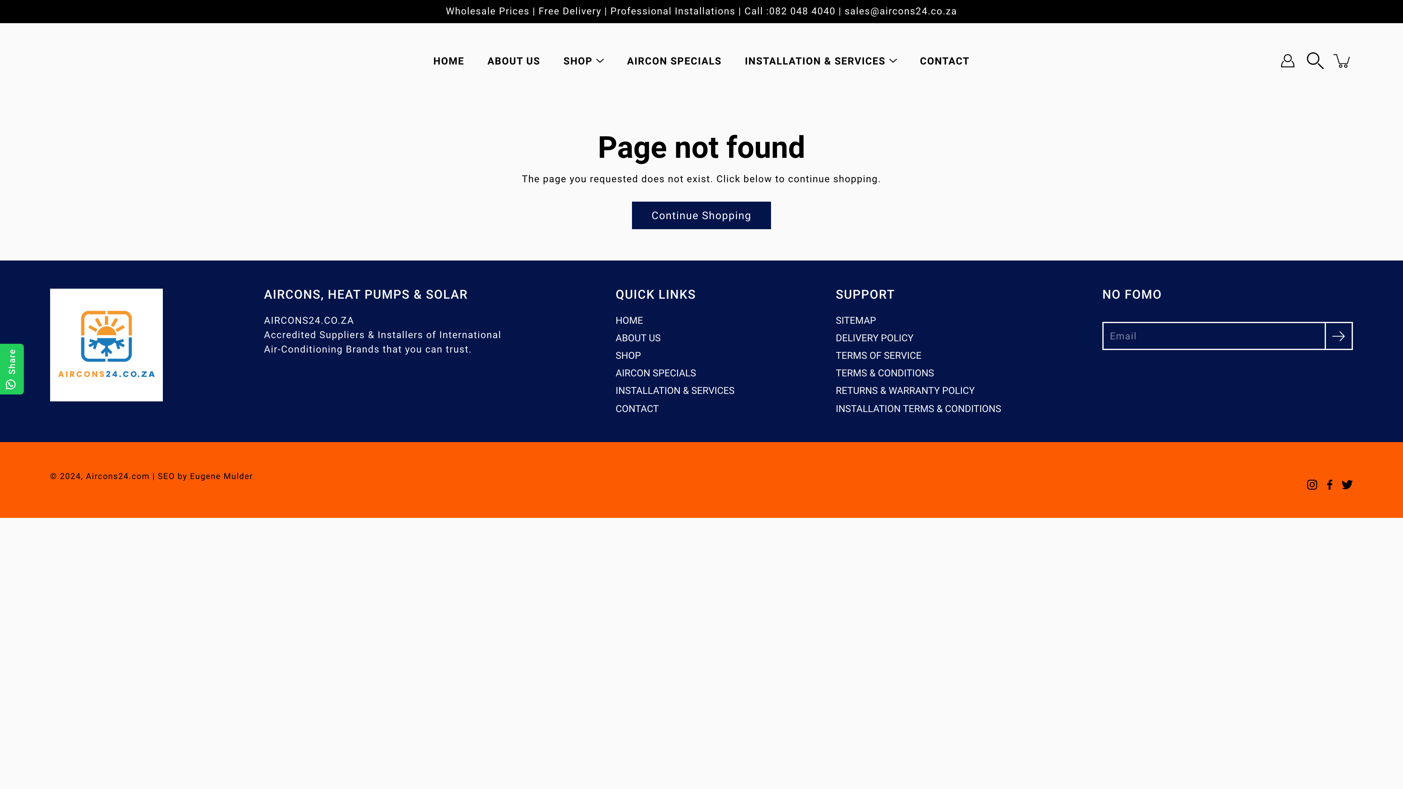 Online AirConditioner Retailer & Installer screenshot 5