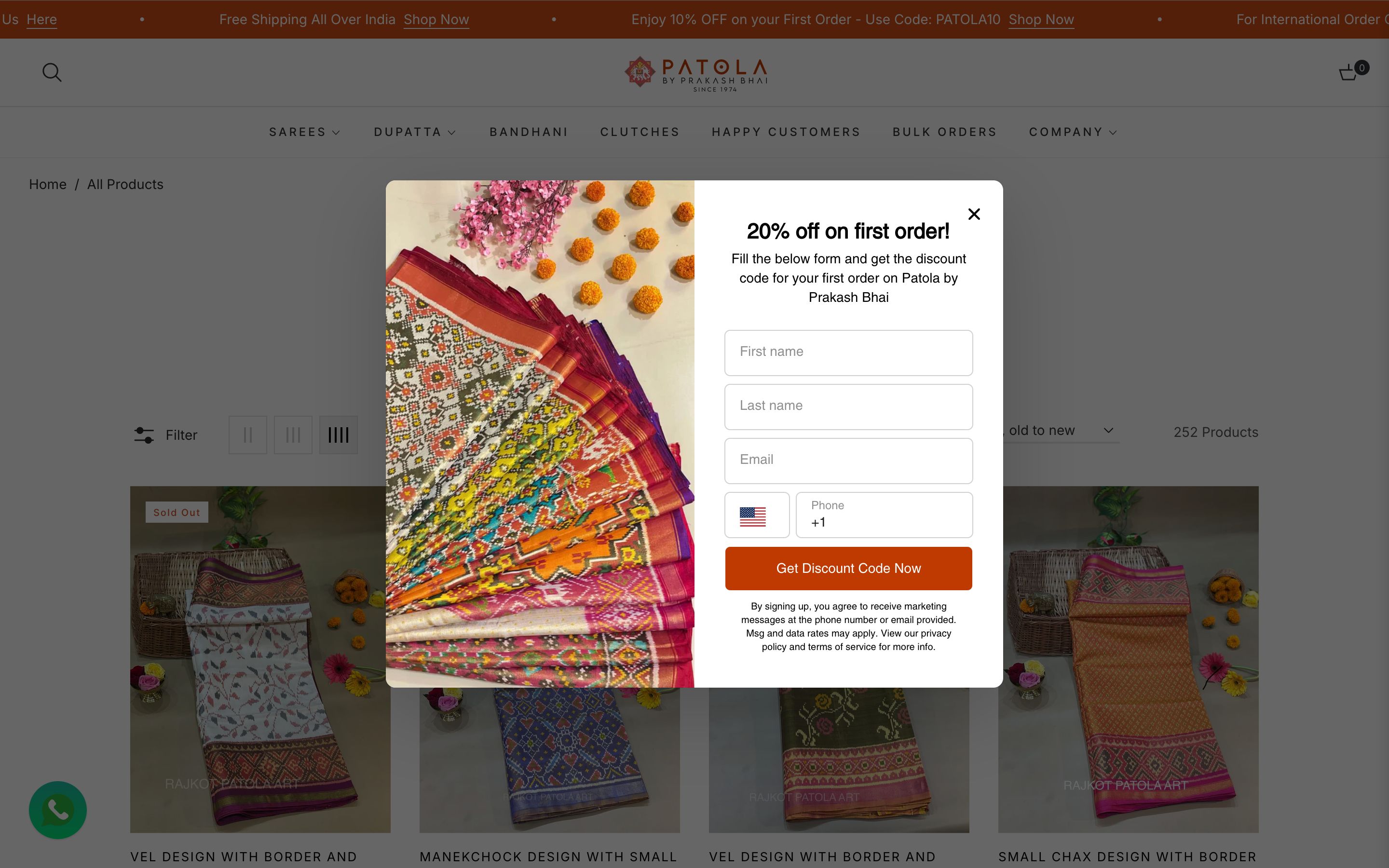 Patola By Prakash Bhai | Original Patola Sarees from Rajkot screenshot
