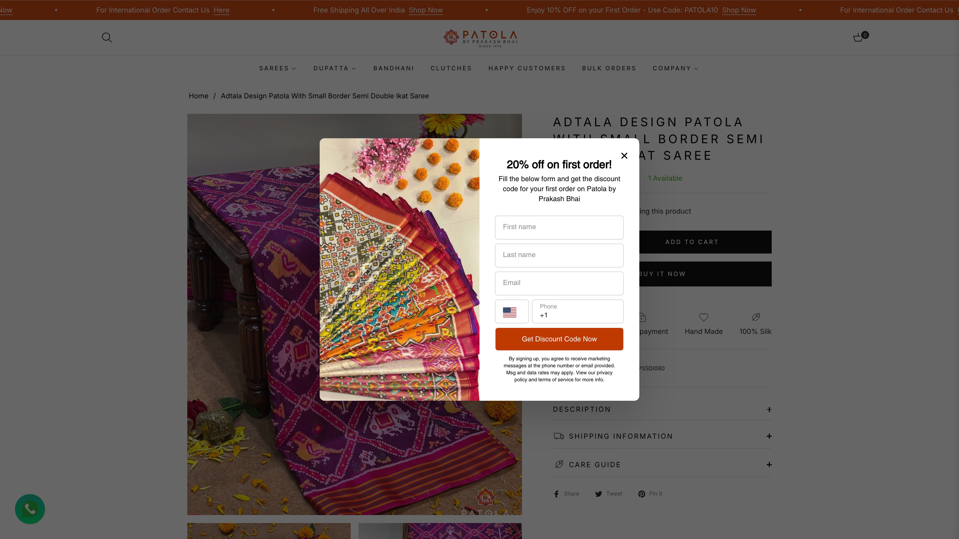 Patola By Prakash Bhai | Original Patola Sarees from Rajkot screenshot 3
