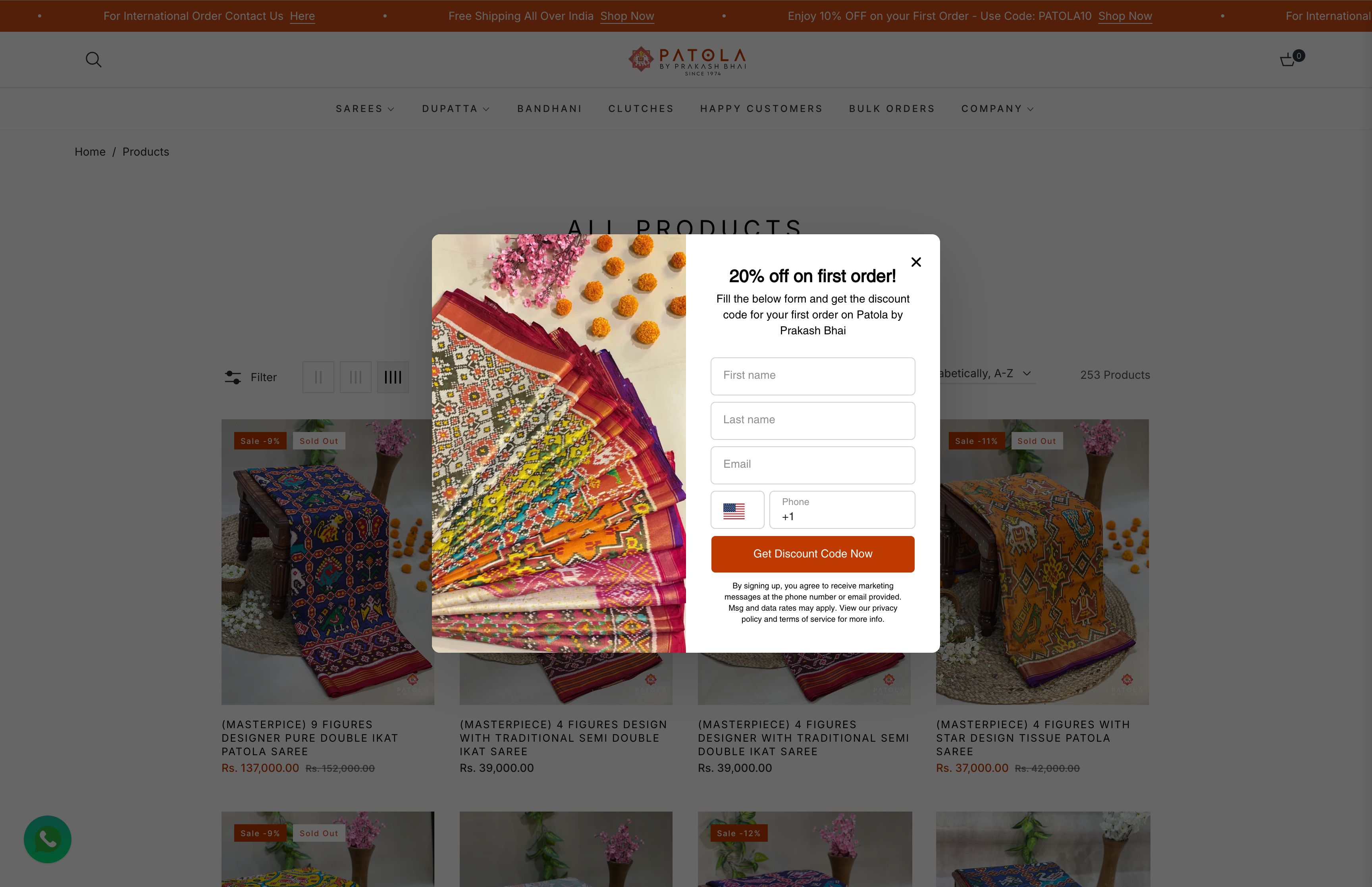 Patola By Prakash Bhai | Original Patola Sarees from Rajkot screenshot 2