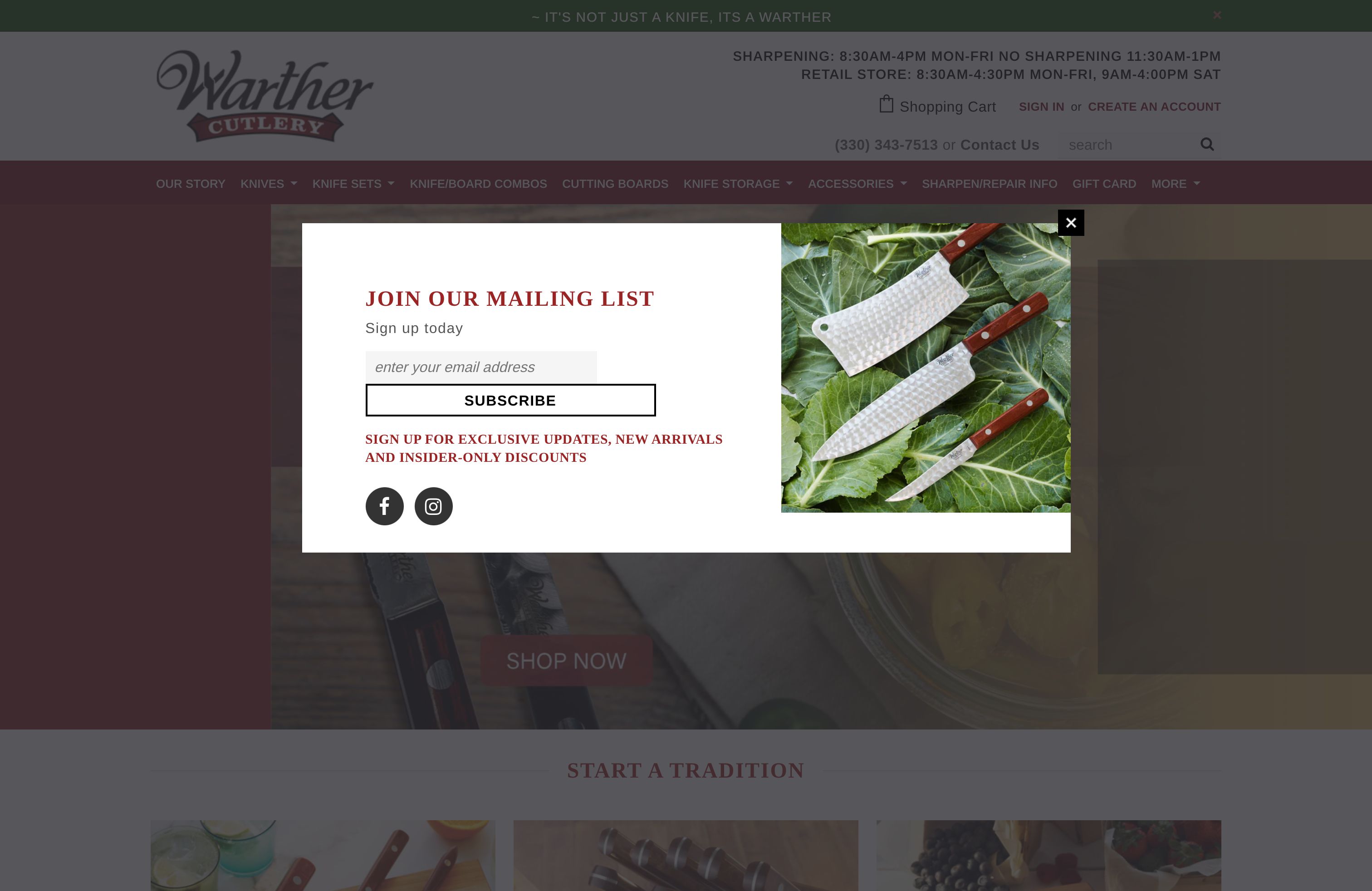 Warther Cutlery screenshot 5