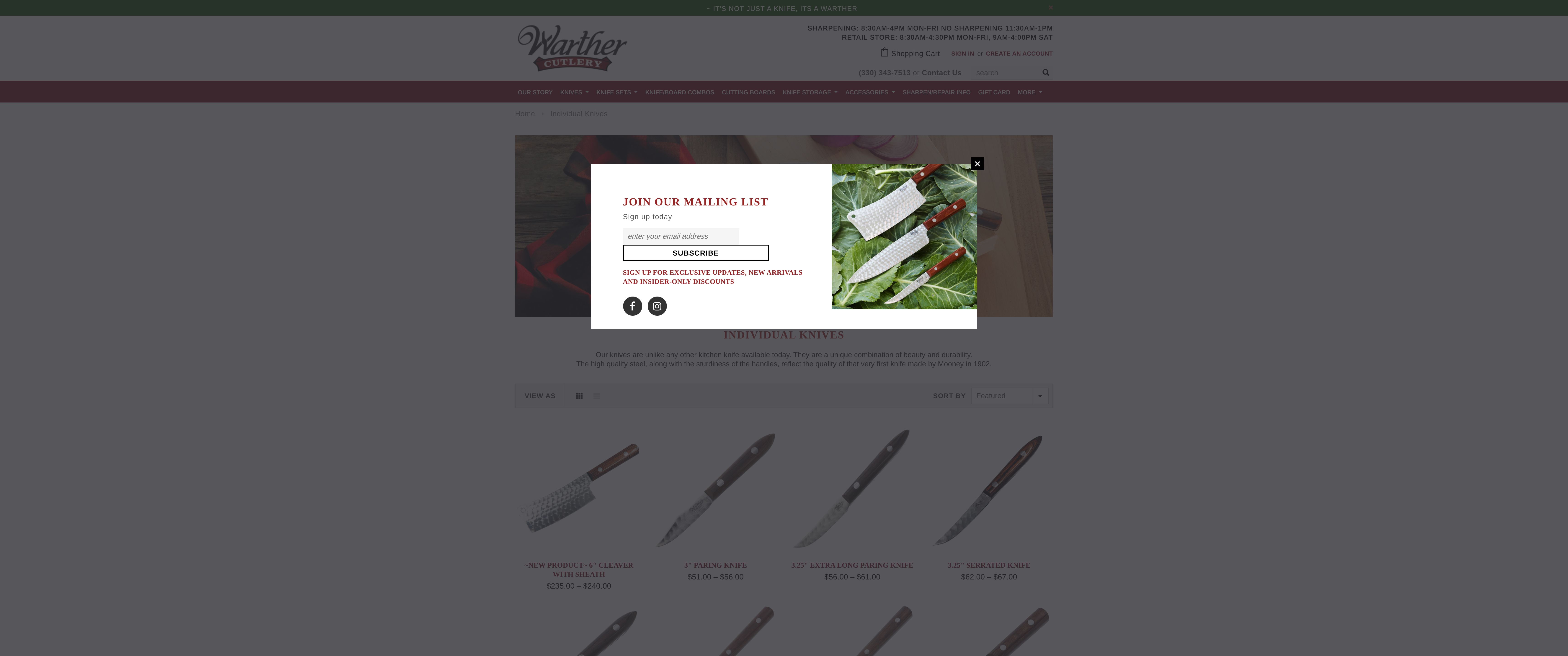 Warther Cutlery screenshot 4