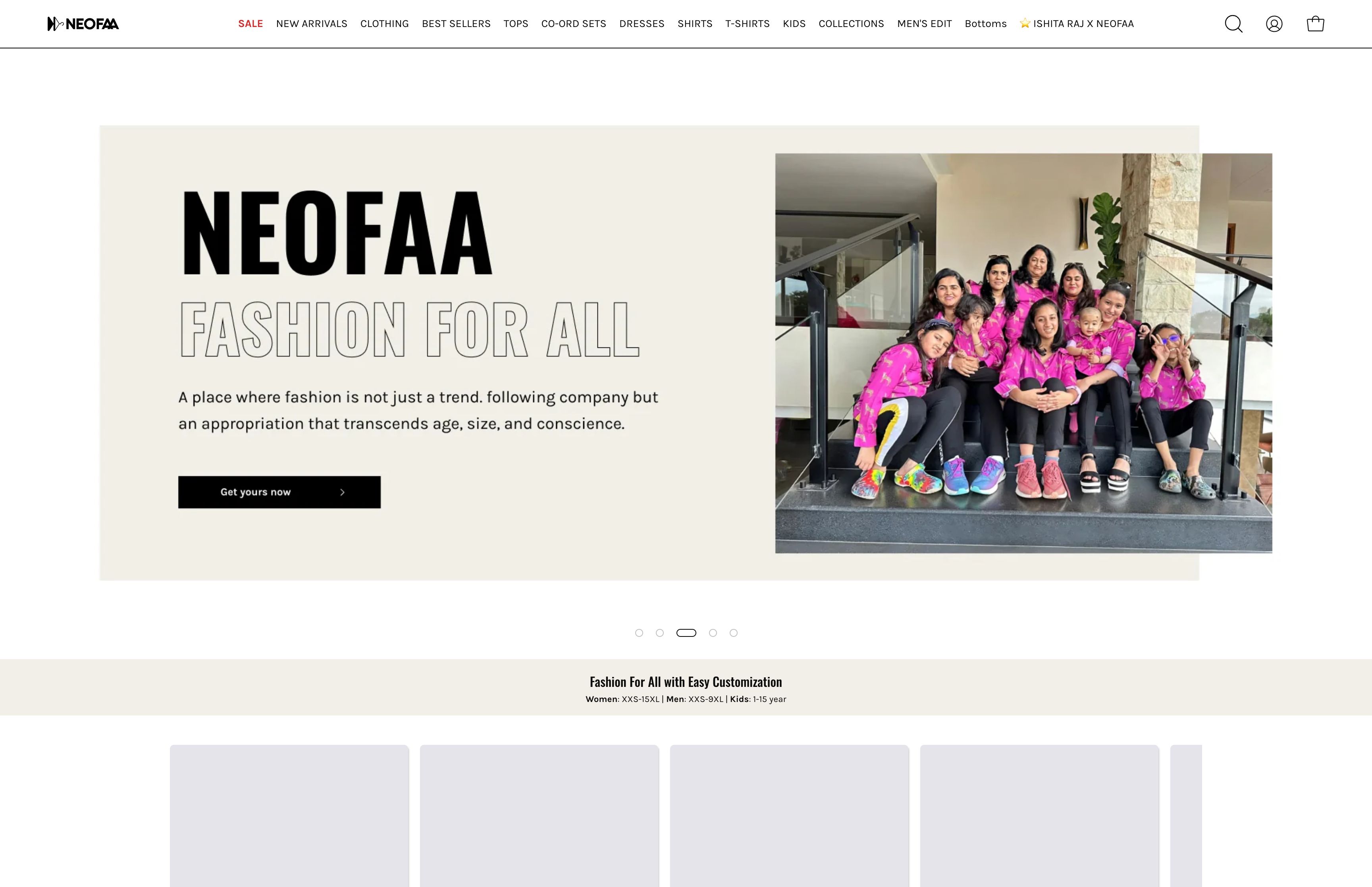 Neofaa - A Luxury clothing brand screenshot 4