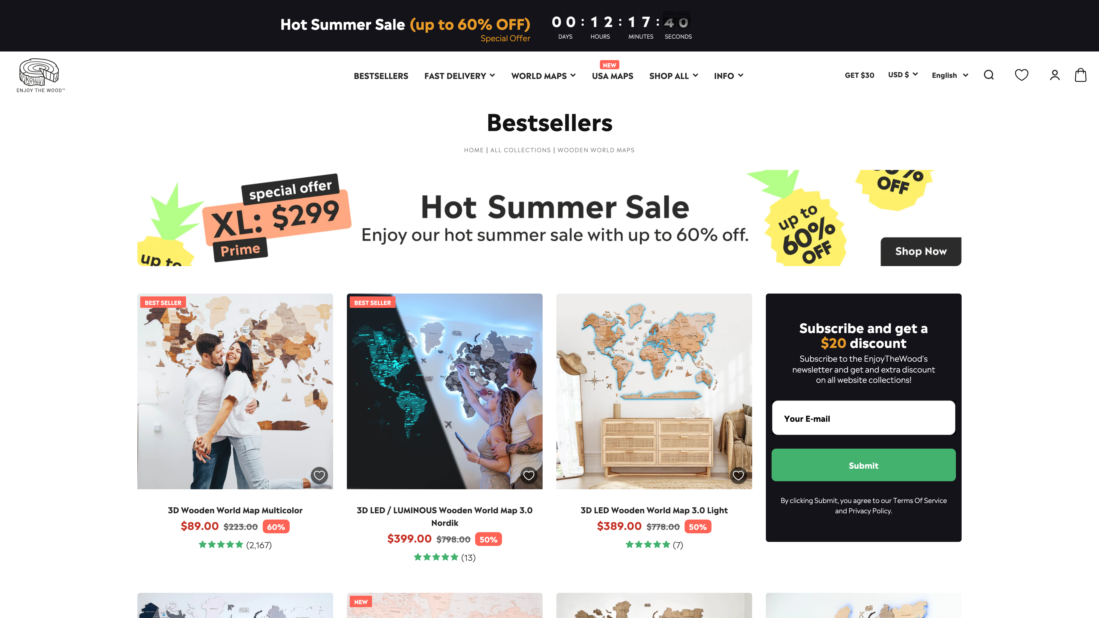 Enjoy The Wood - Full Website Development and Support screenshot 2