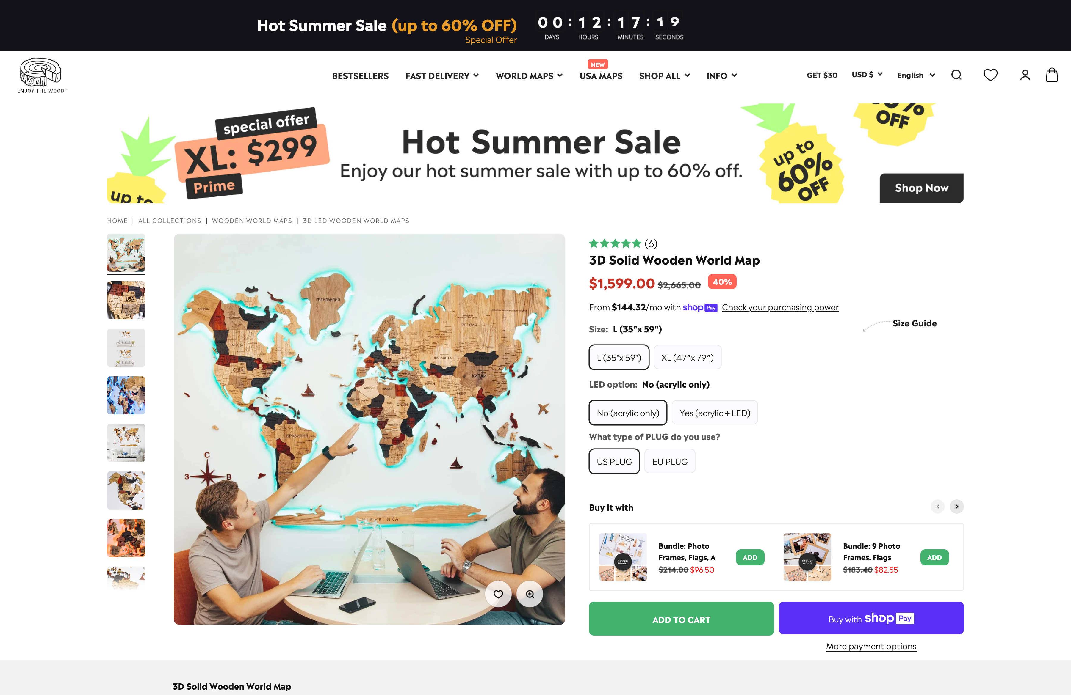 Enjoy The Wood - Full Website Development and Support screenshot 5