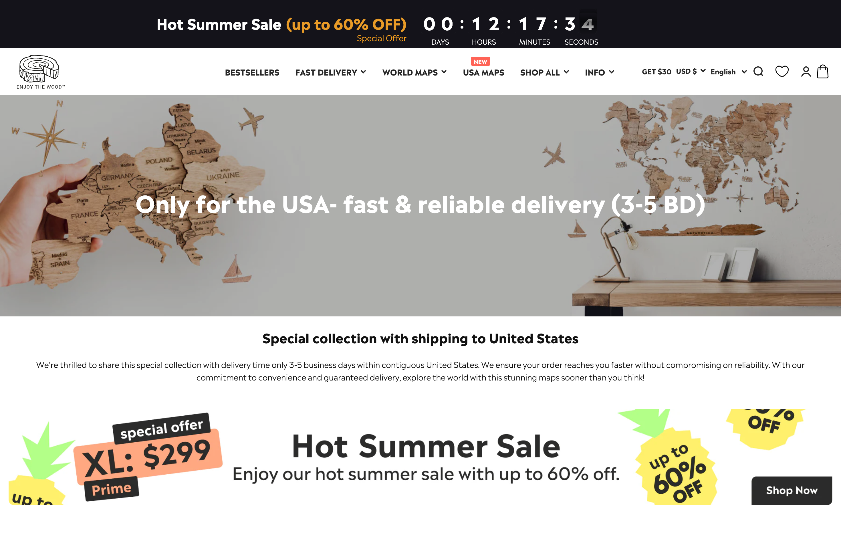 Enjoy The Wood - Full Website Development and Support screenshot 3