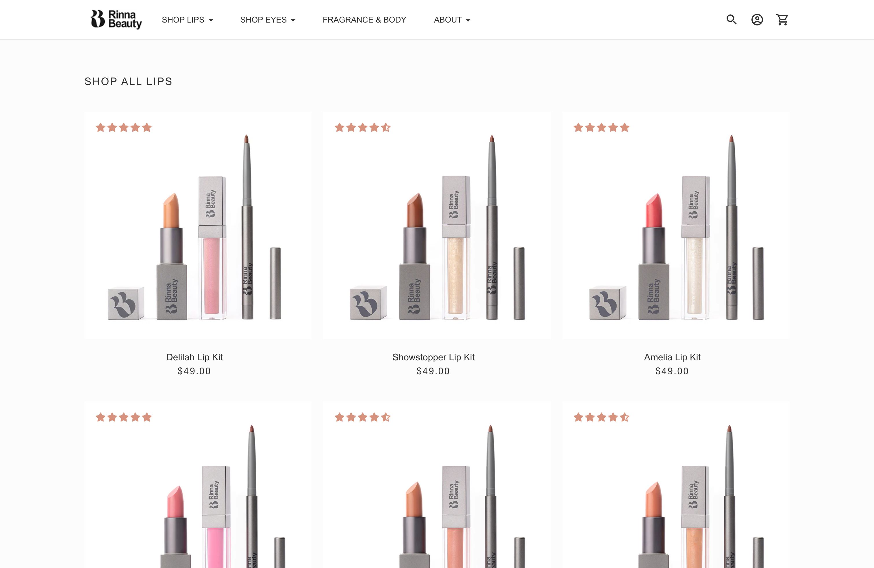 Rinna Beauty screenshot