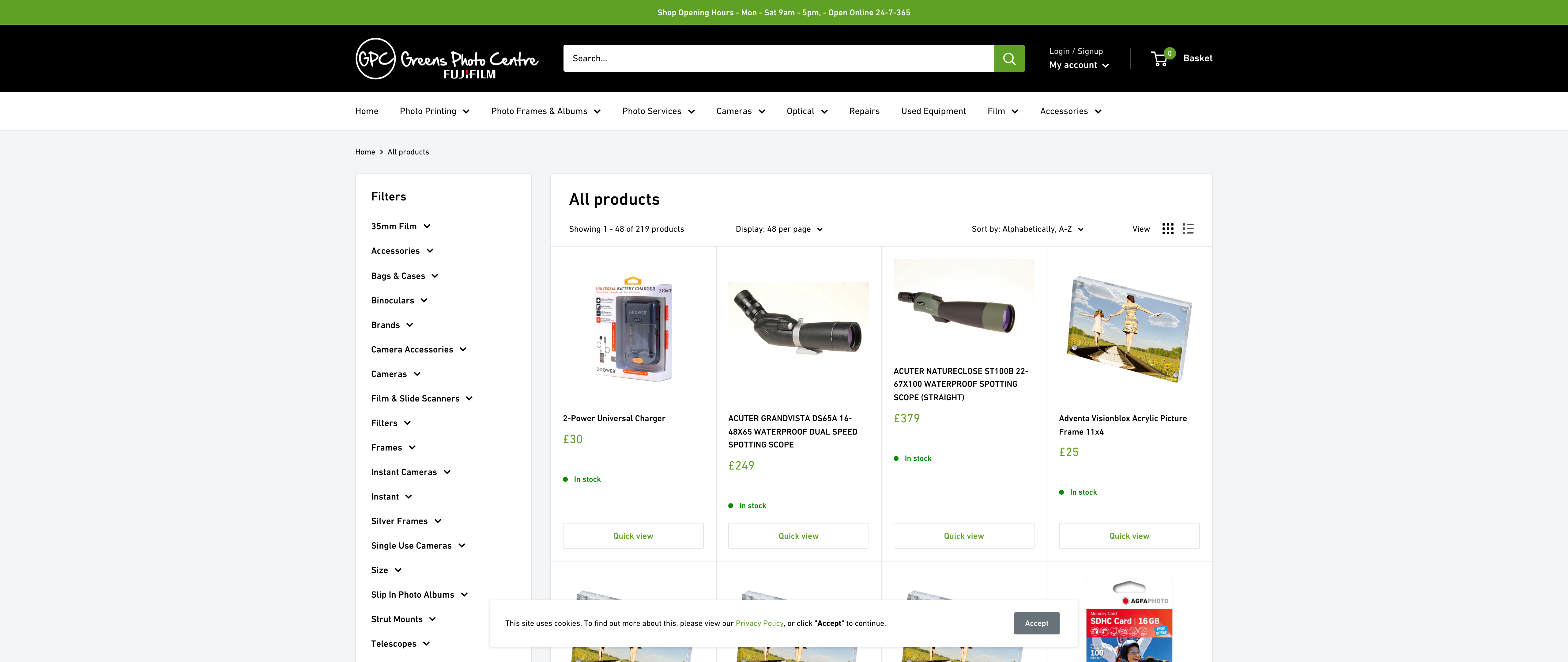 Updated A High Street Store's Website To Enable An ECommerce Channel