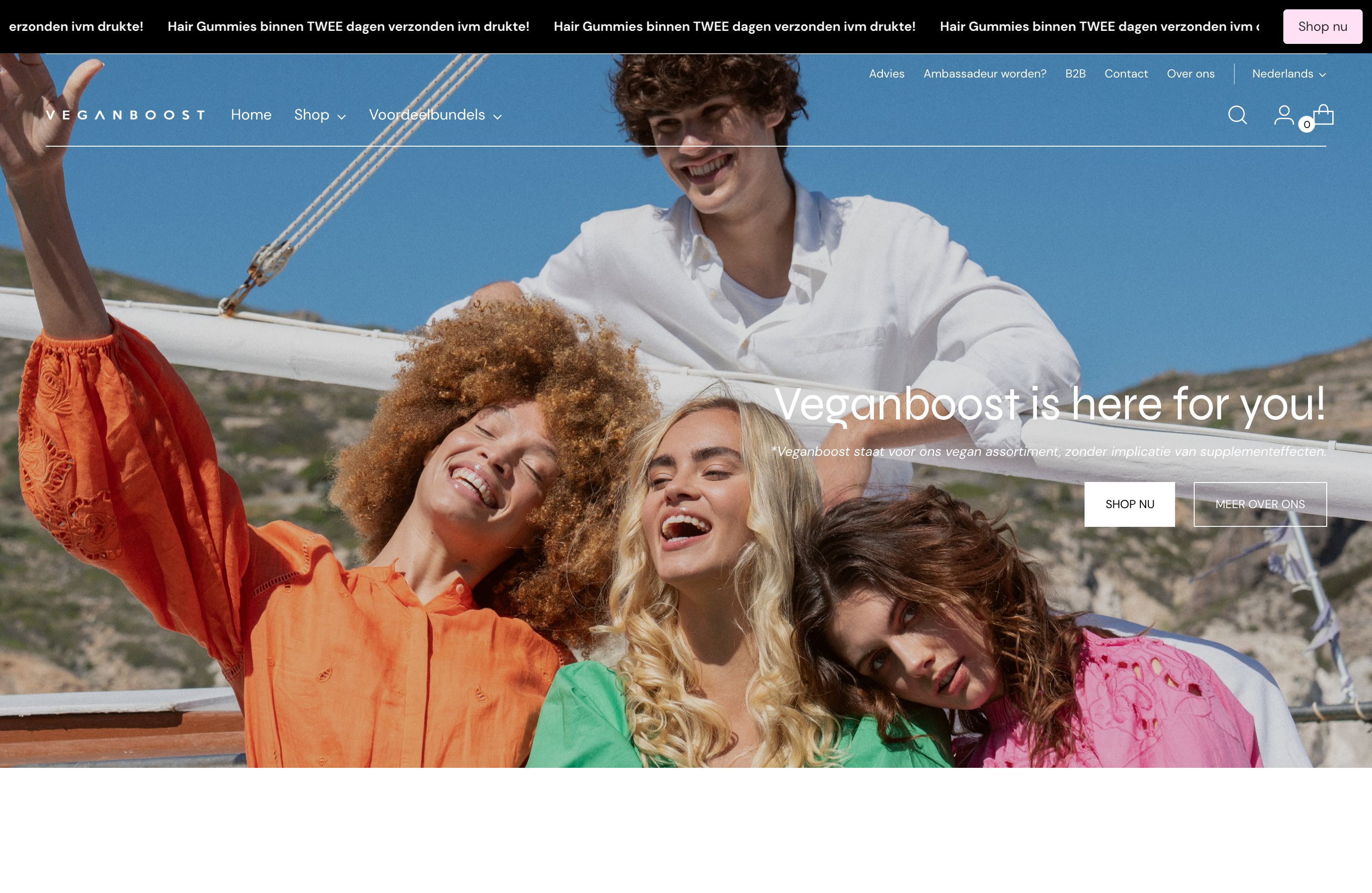 Veganboost screenshot