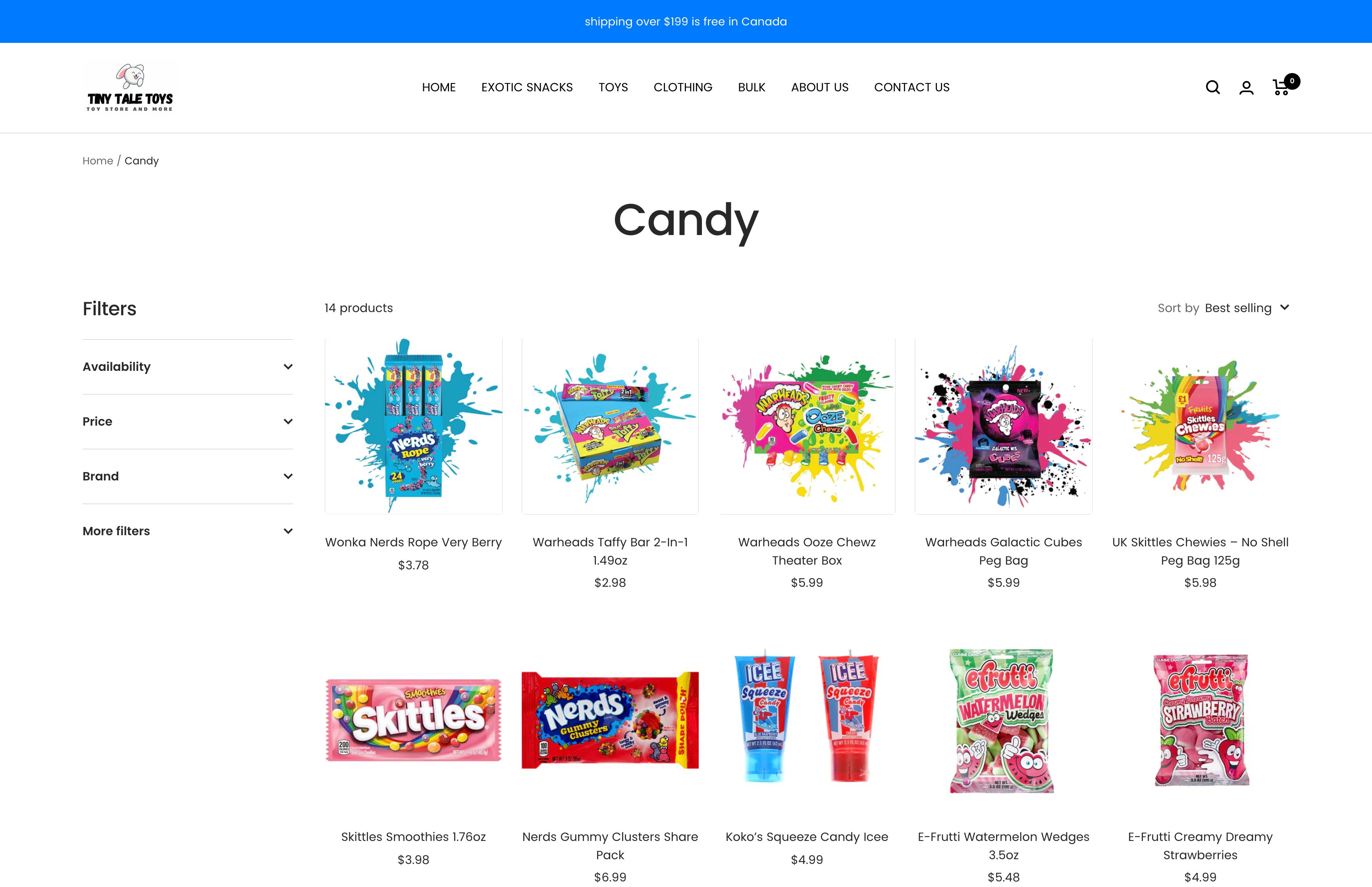 tiny  tale toys screenshot