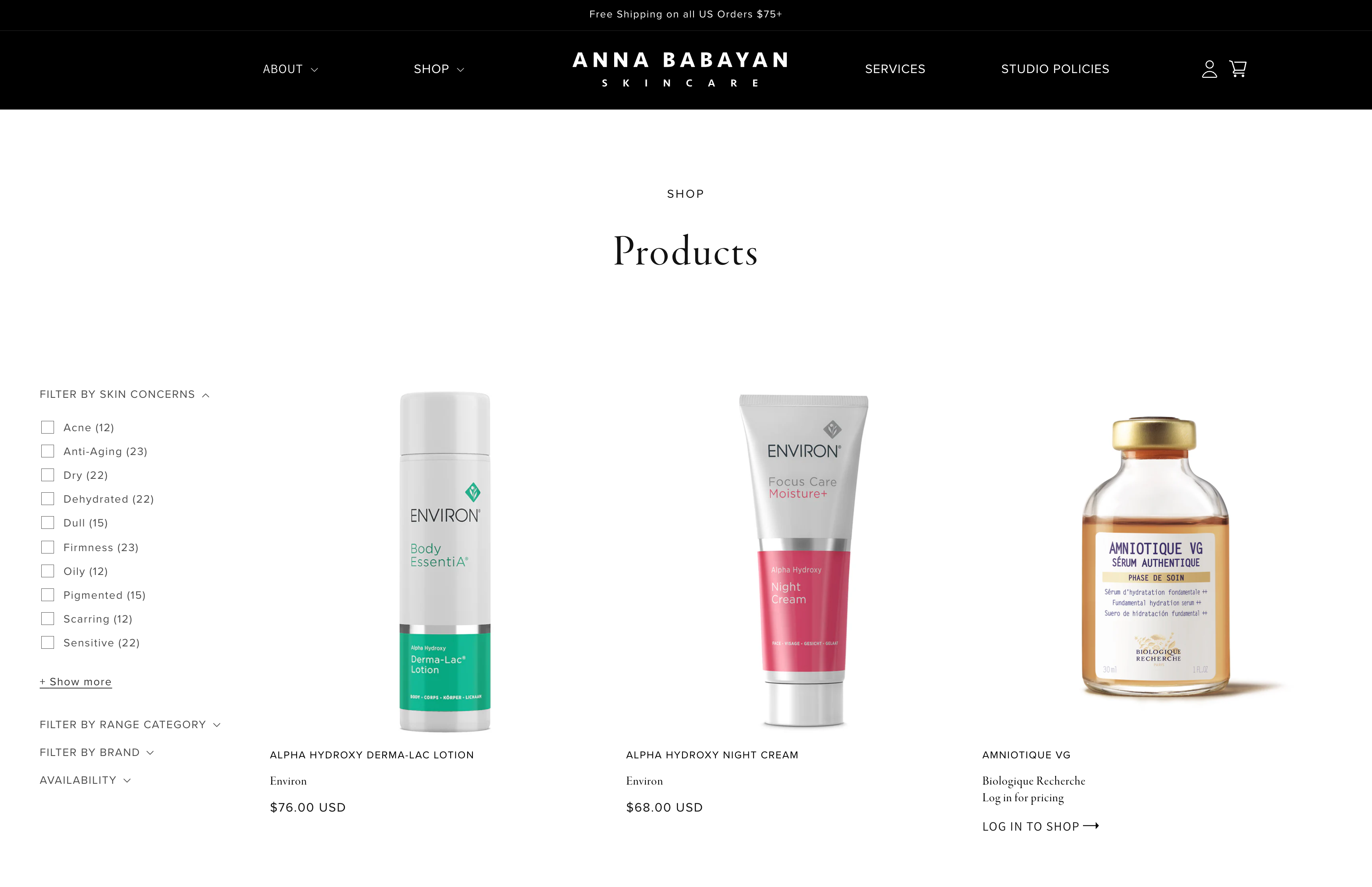 Anna Babayan Skincare screenshot 2