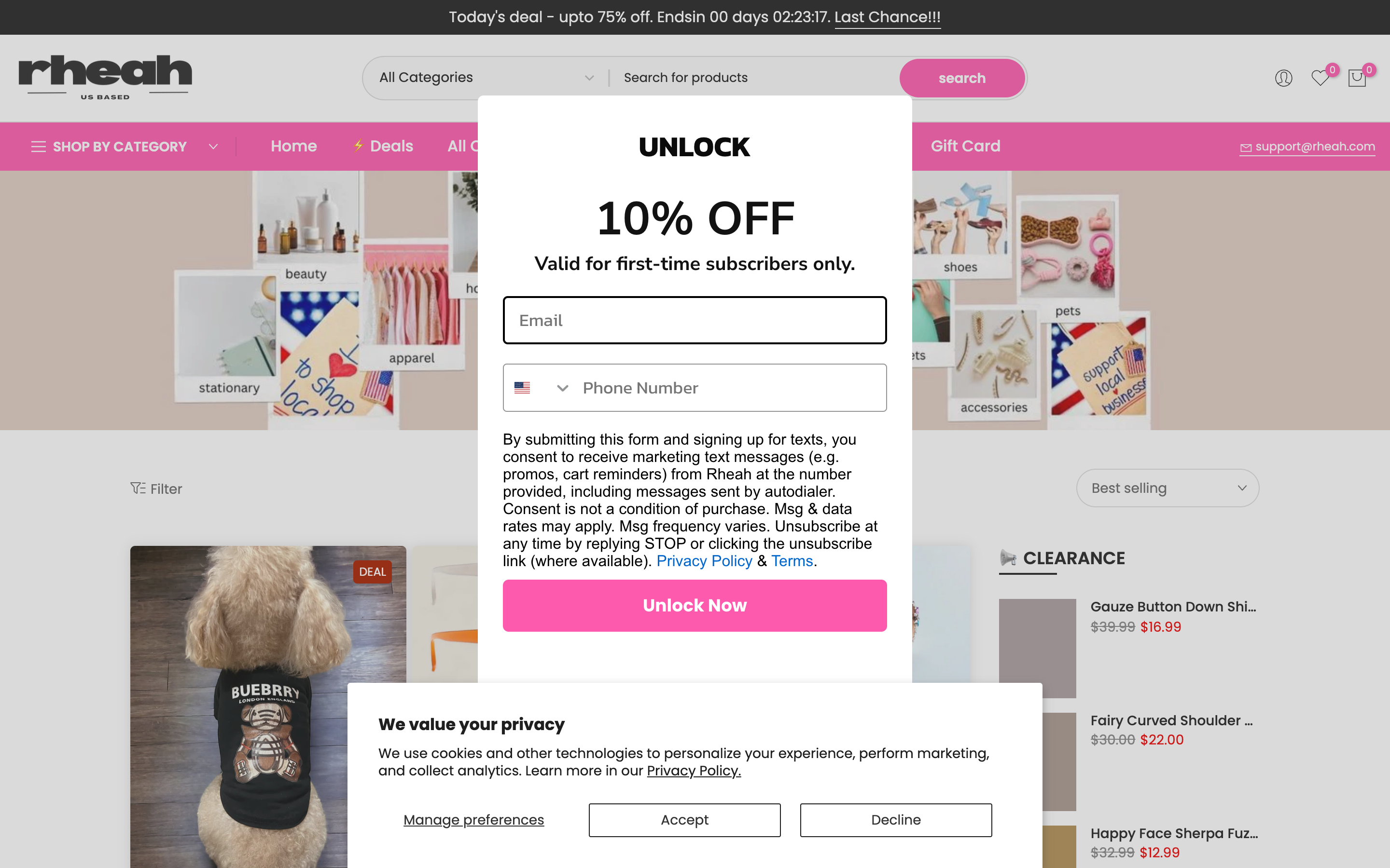 Rheah Marketplace screenshot