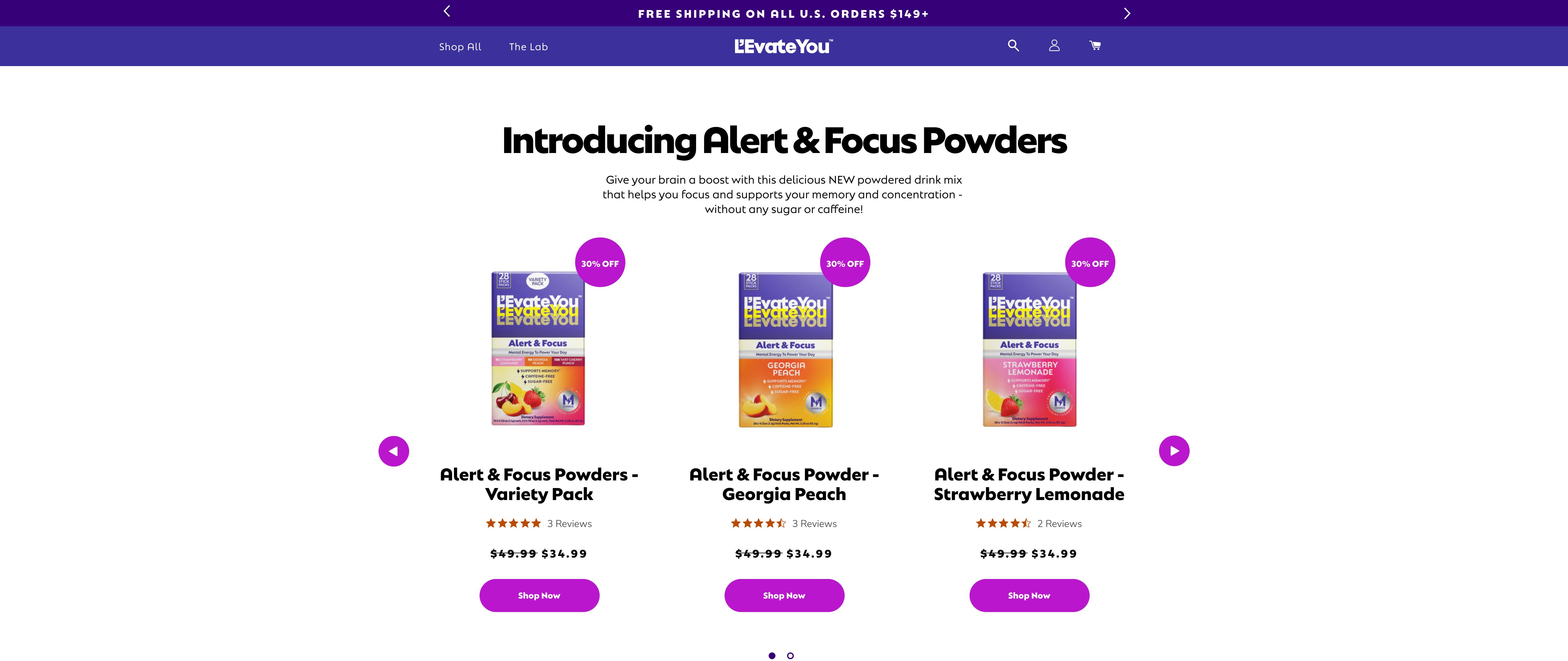 Growth Strategy and Website Design for L'Evate You: Enhancing Customer Experience and Conversion