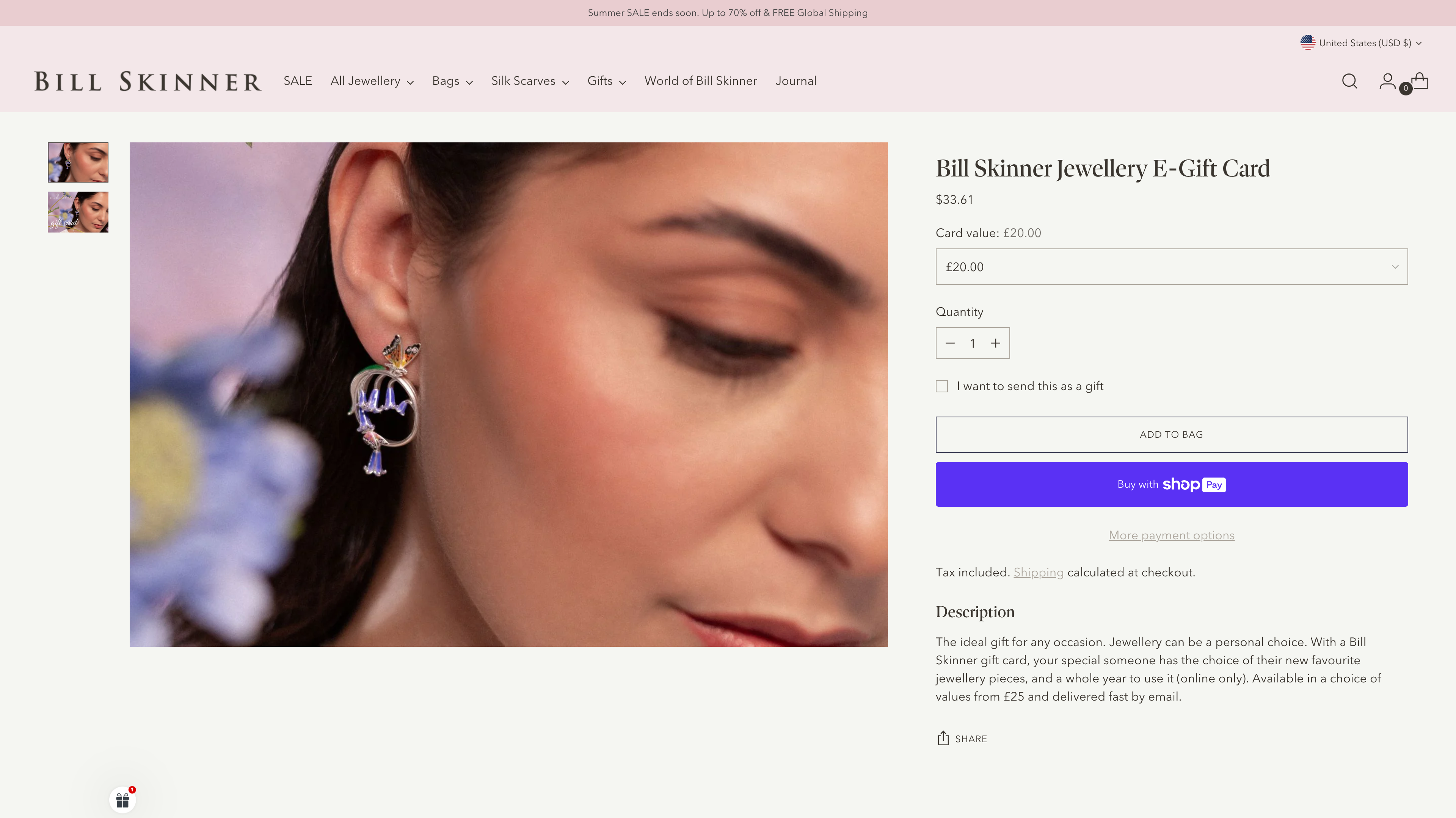 Bill Skinner Studio > Custom Website to Shopify Migration & Devlopment screenshot 5