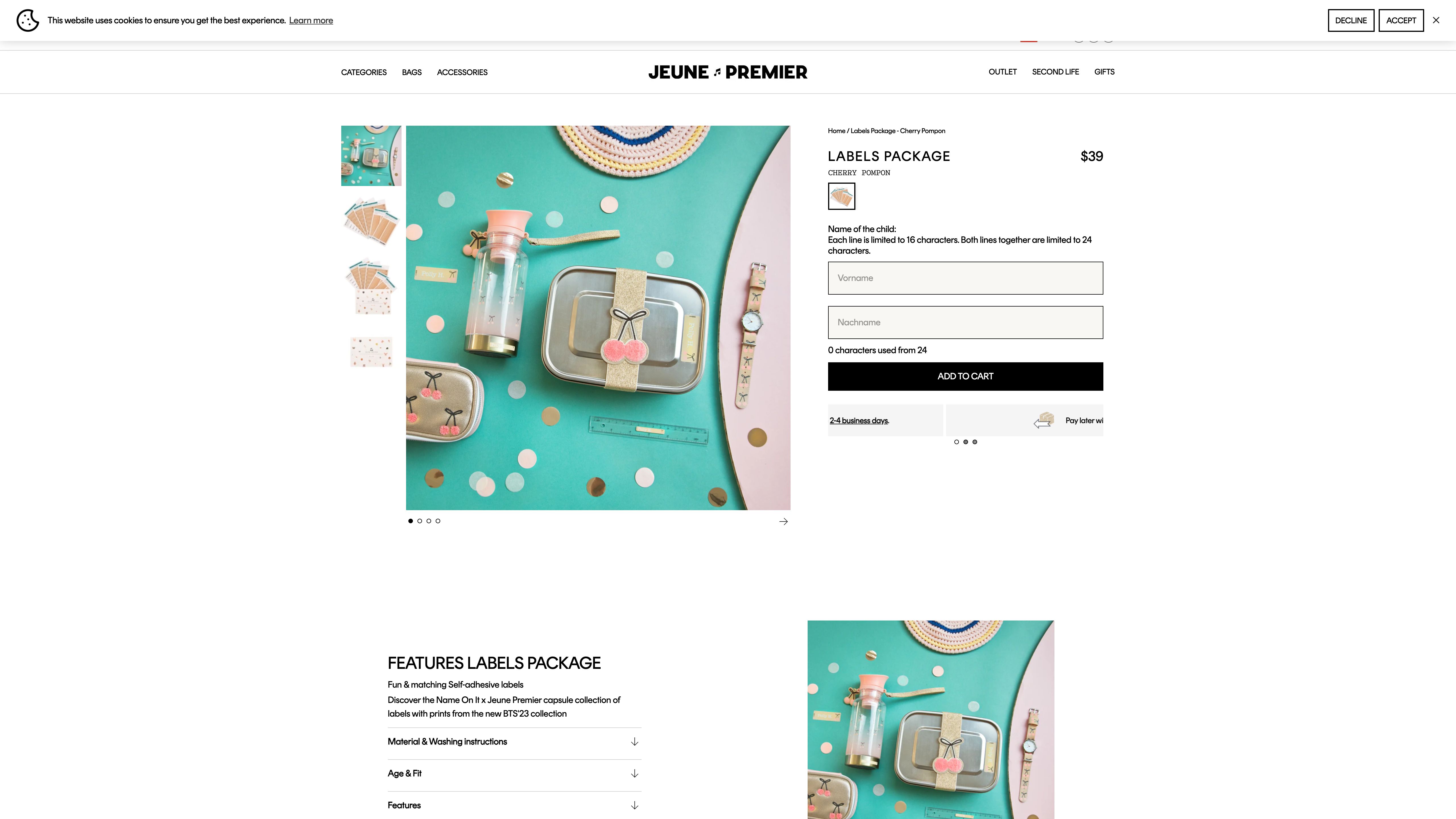 Jeune Premier - Premium fashion brand screenshot 4