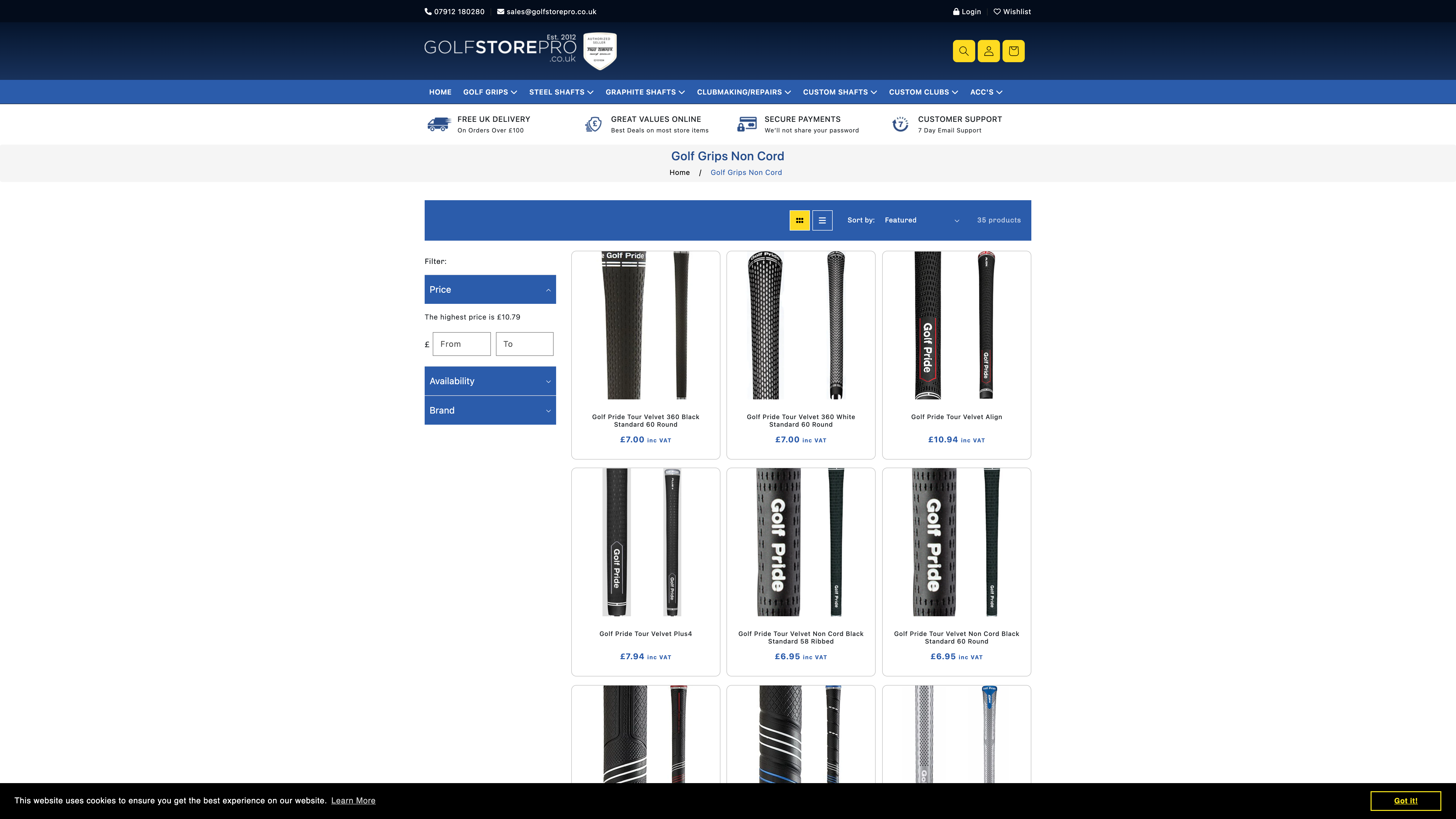 Golf Store Pro UK screenshot 2