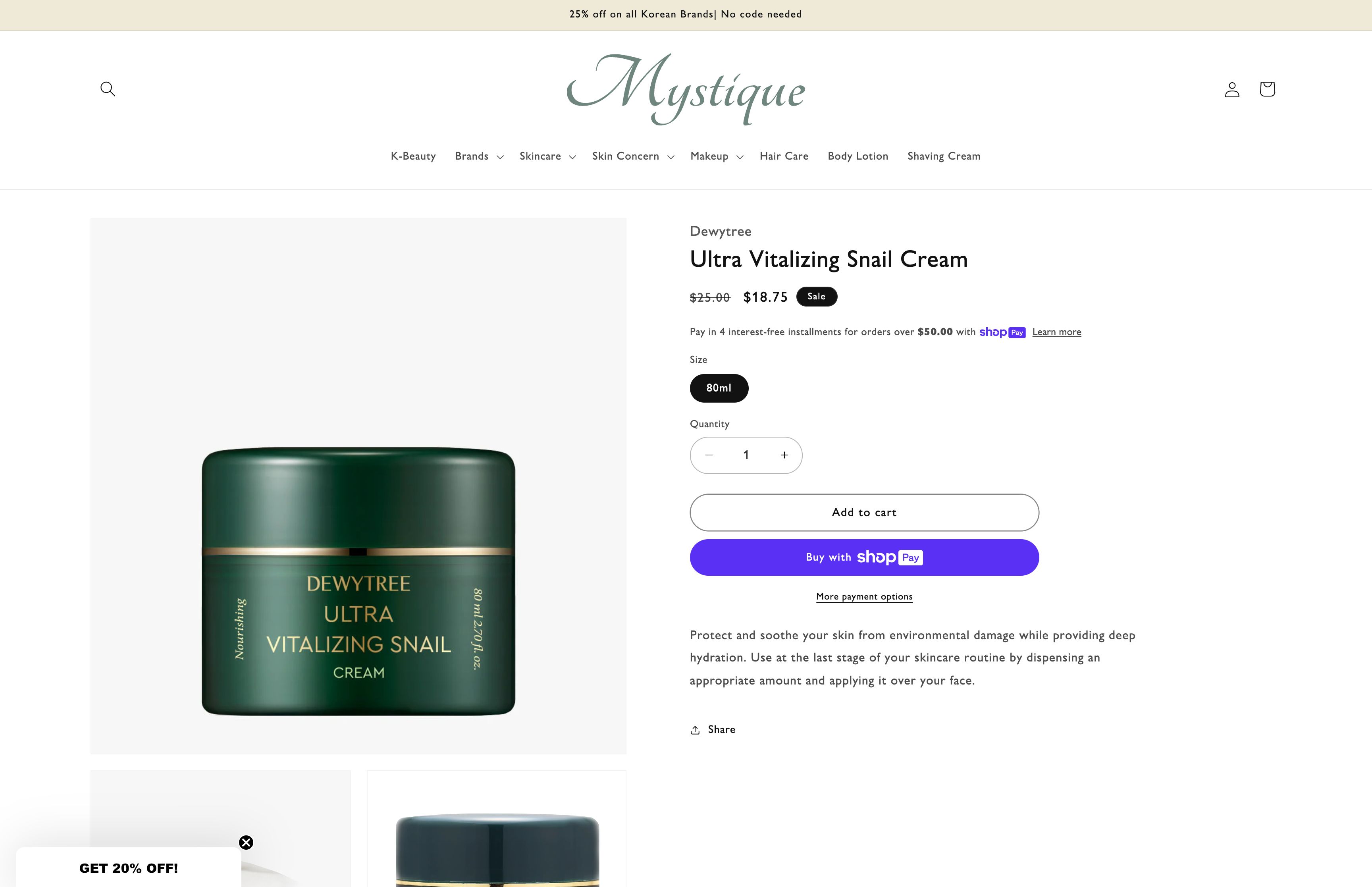 Mystique - Skincare, Makeup, Hair care, Body care and Beauty Products screenshot 4