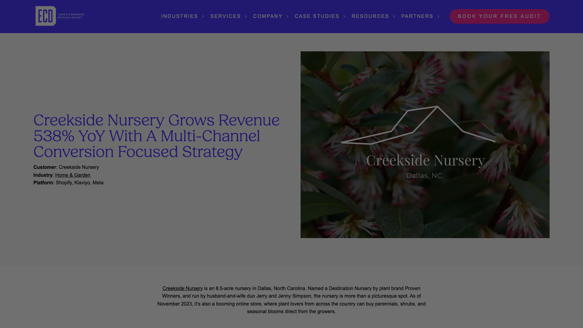 From Influencer to Top Gardening E-commerce business with ECD Digital