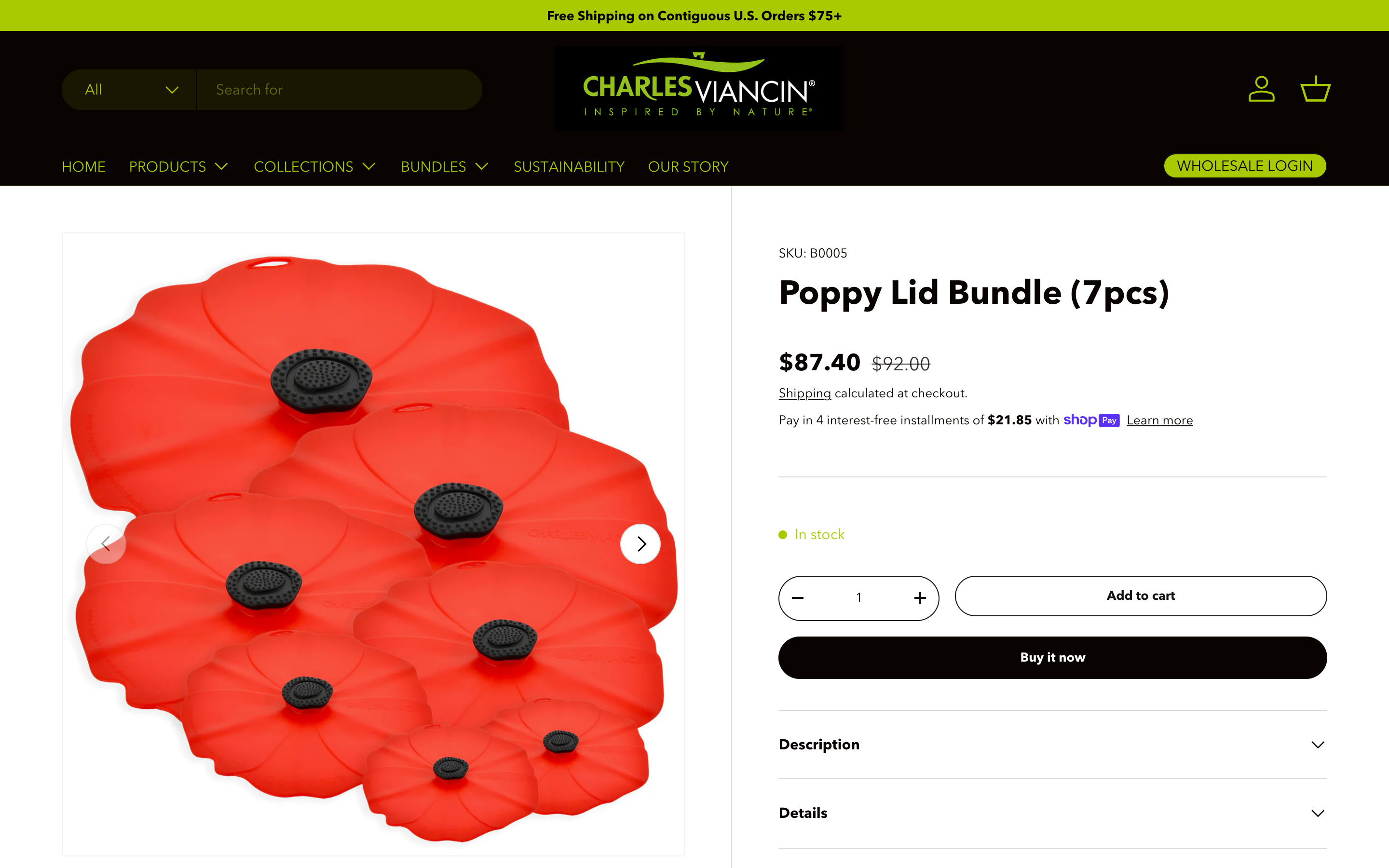 Maison Viancin USA screenshot 5