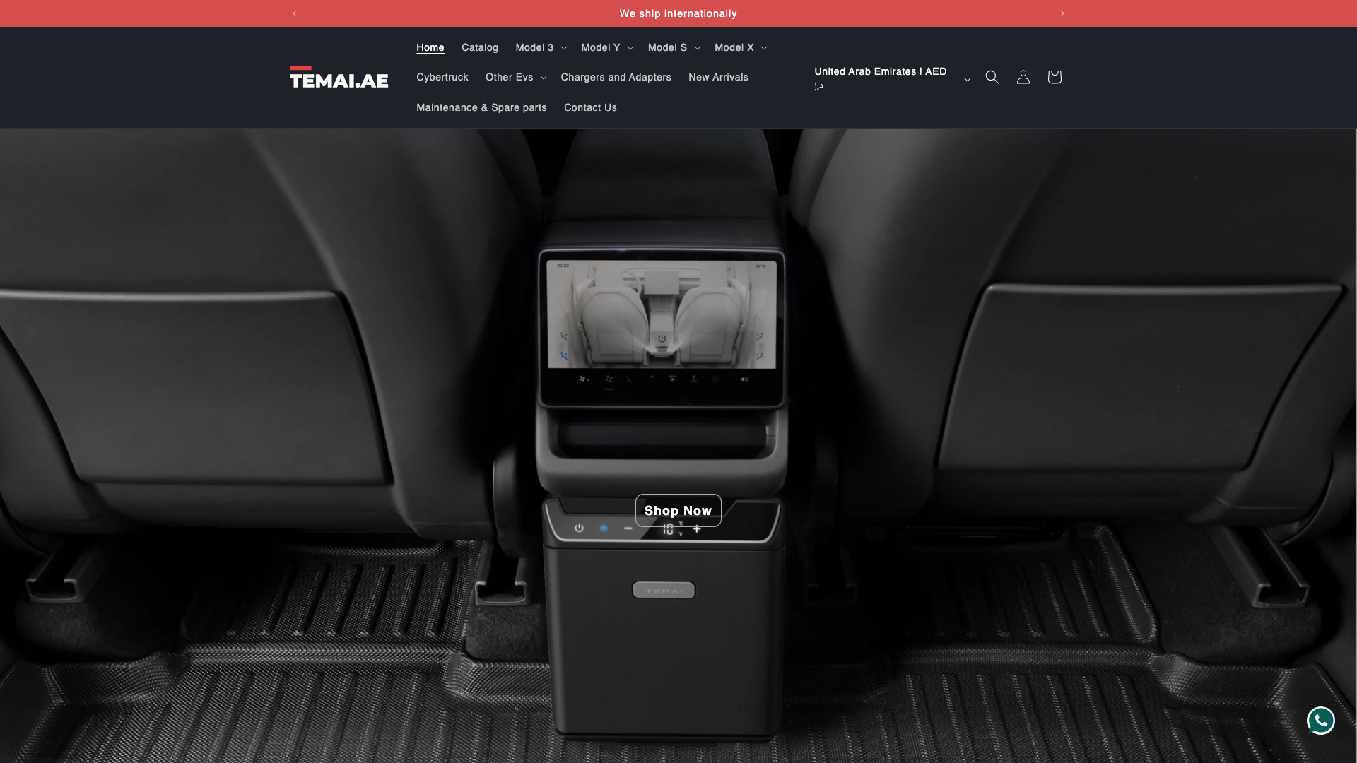 Temai.ae (Tesla/Ev Parts) - Development & Marketing