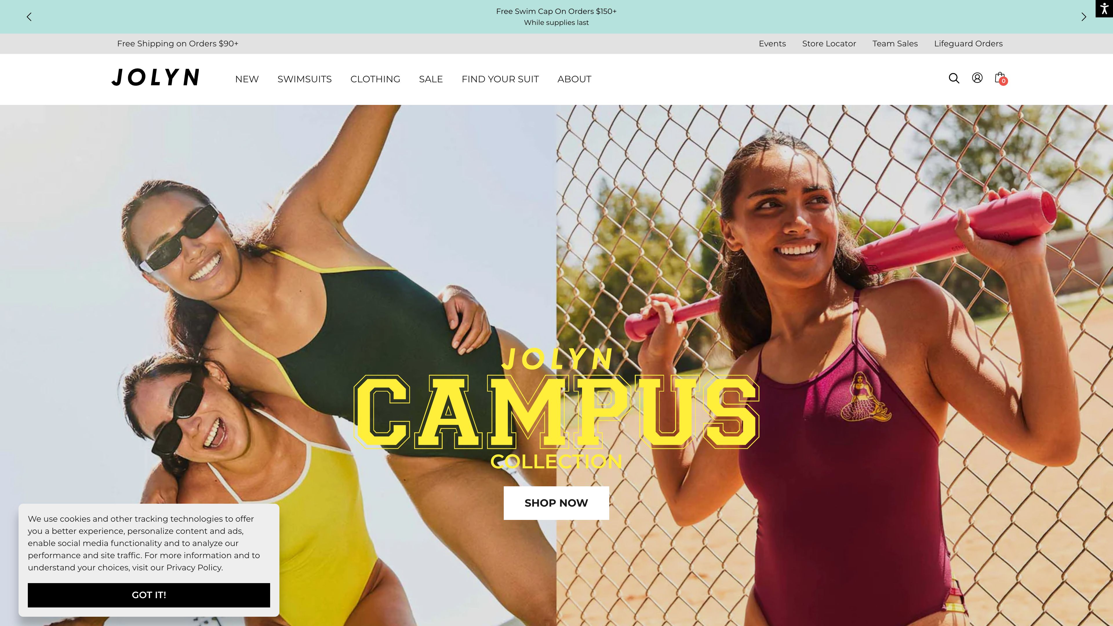 Responsive Customization for JOLYN Clothing Site