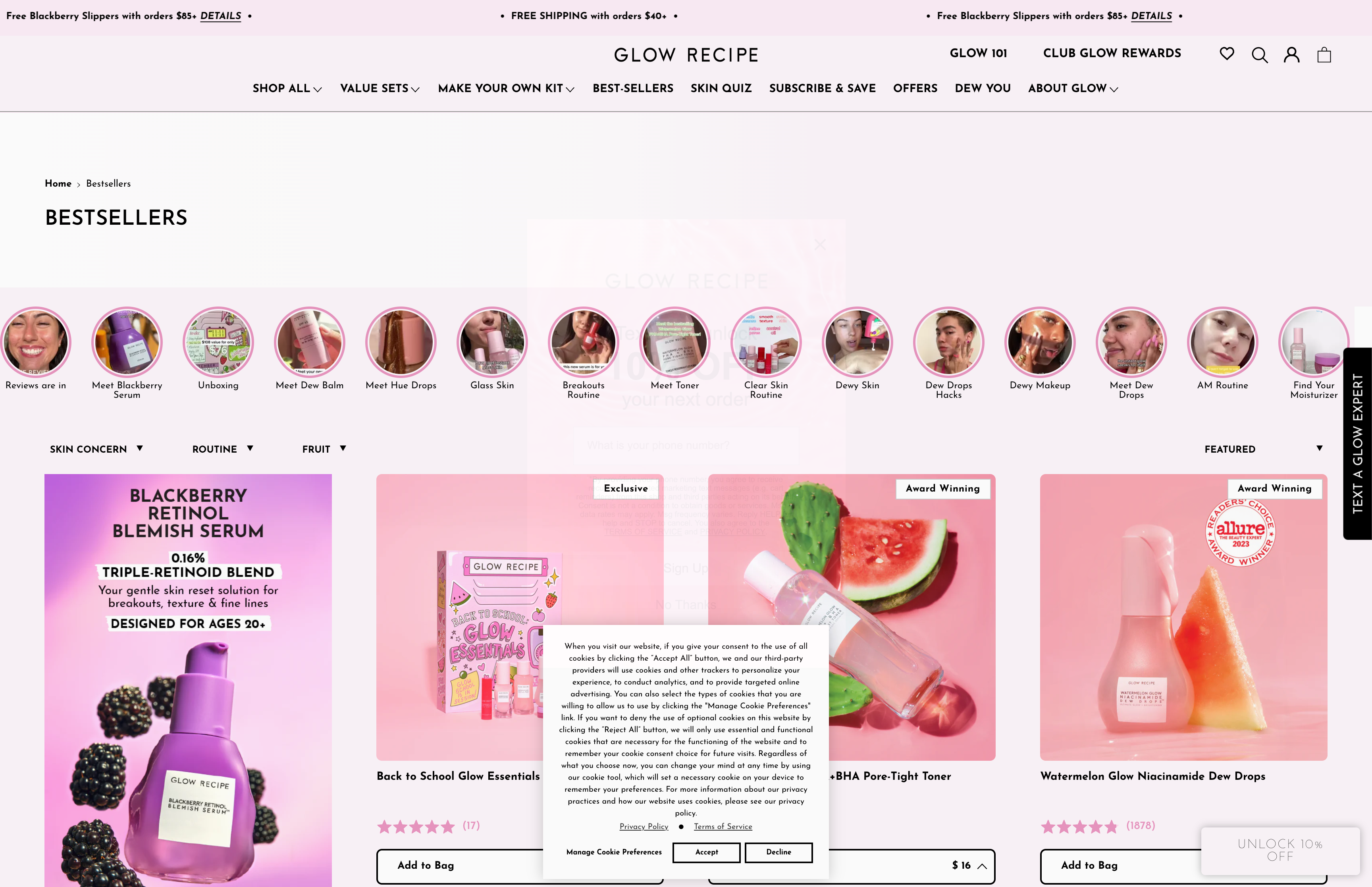 Glow Recipe screenshot 2