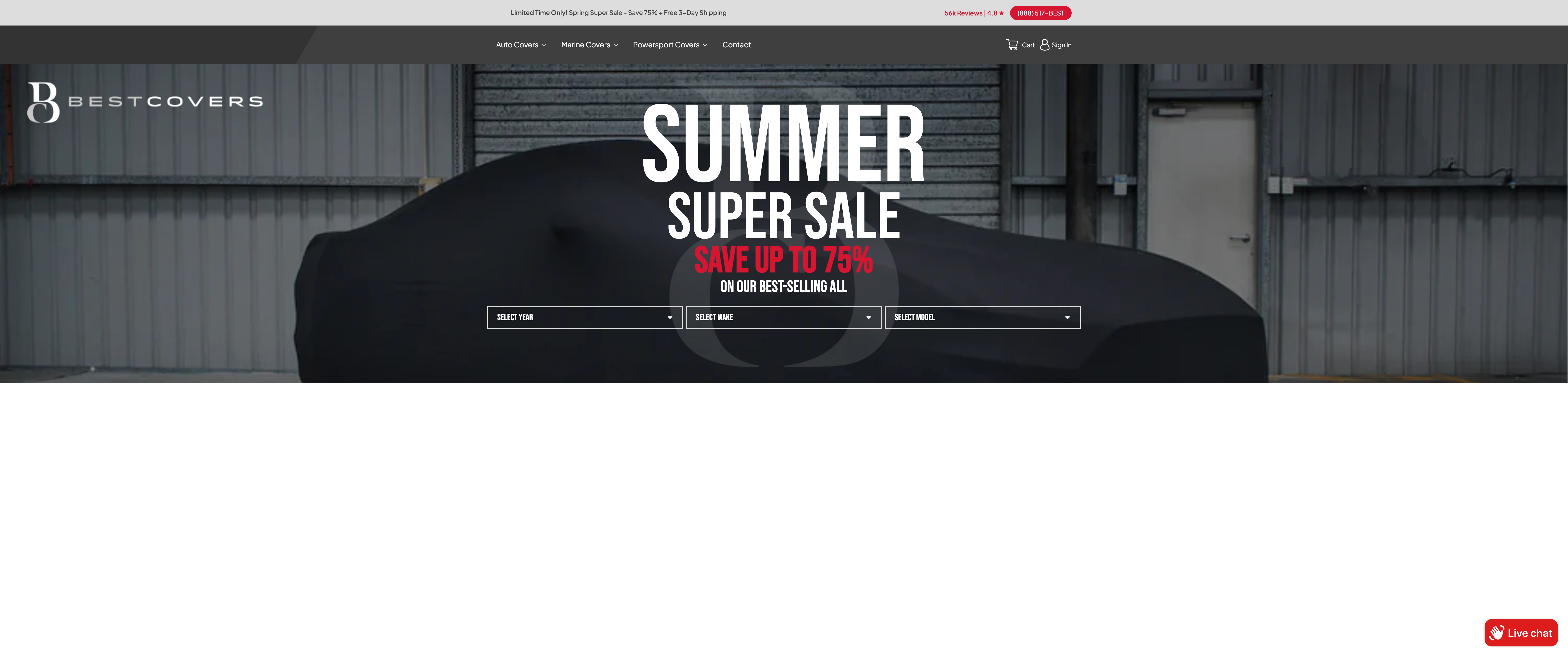 Complete Store Design & Development Including YMM filters function screenshot